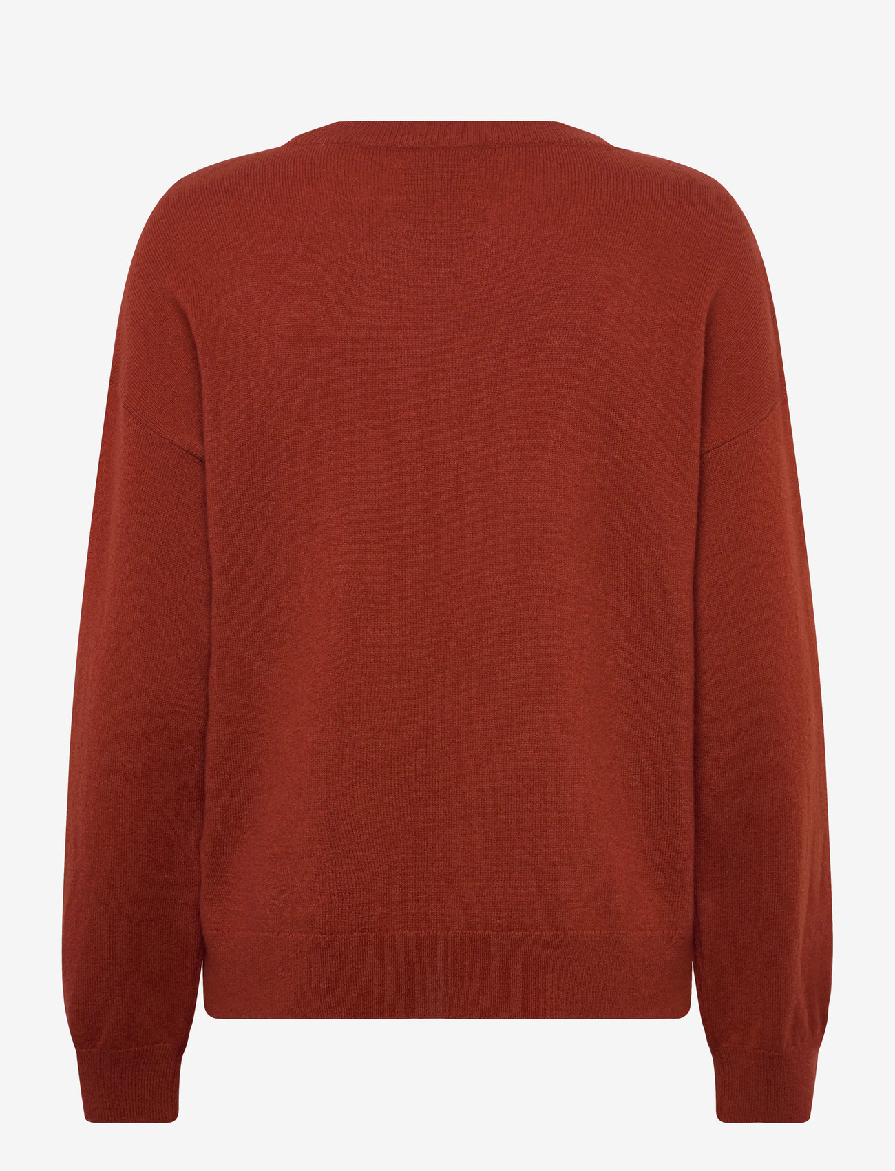 GANT - SUPERFINE LAMBSWOOL C-NECK - striktrøjer - modern rust - 1