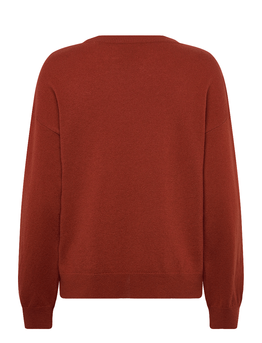 Gant - SUPERFINE LAMBSWOOL C-NECK - stickade tröjor - modern rust - 1