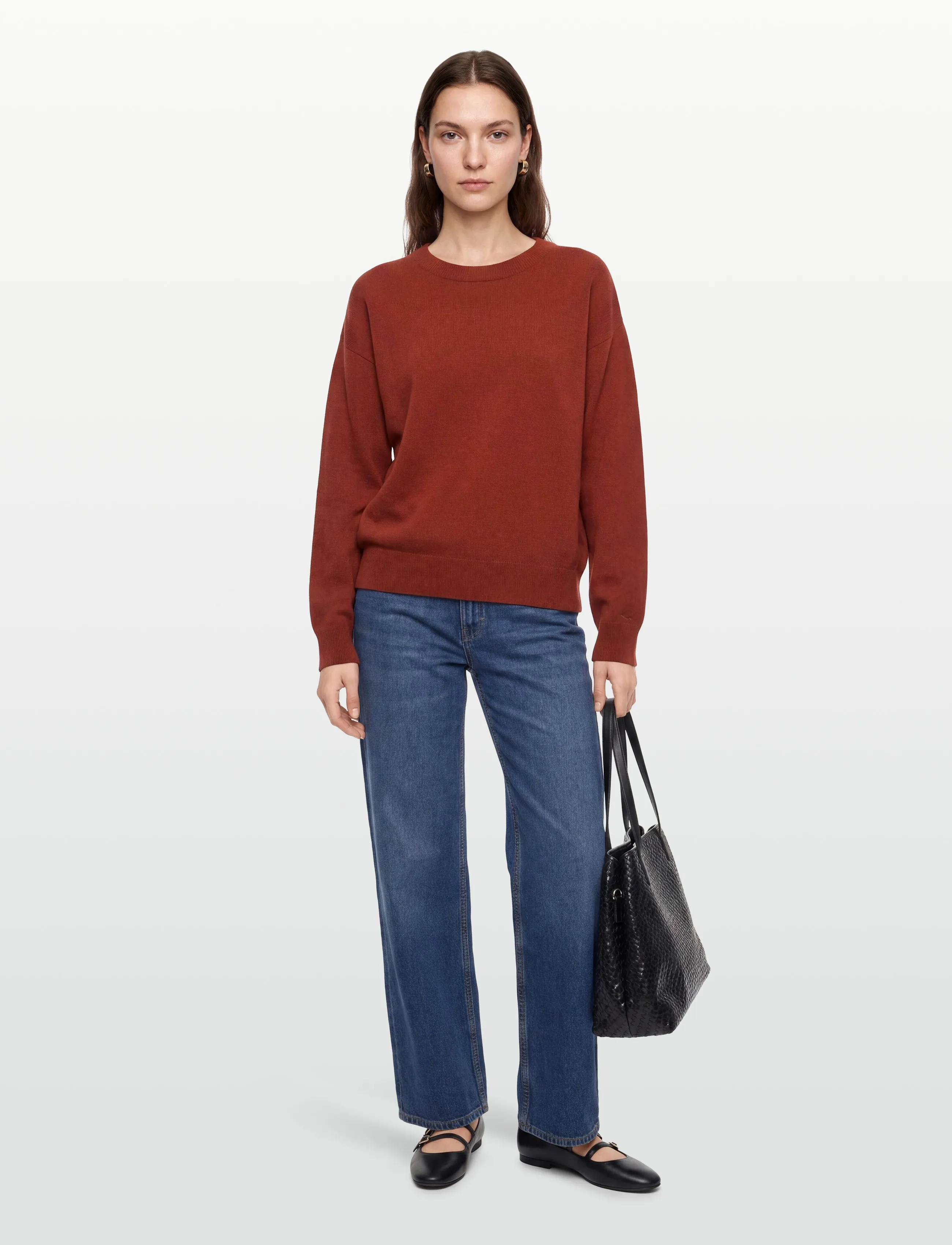 Gant - SUPERFINE LAMBSWOOL C-NECK - džemprid - modern rust - 0