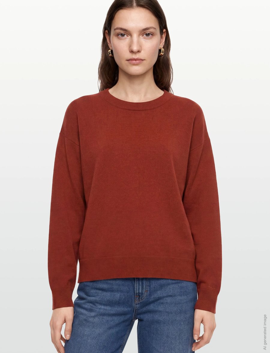 Gant - SUPERFINE LAMBSWOOL C-NECK - pullover - modern rust - 3