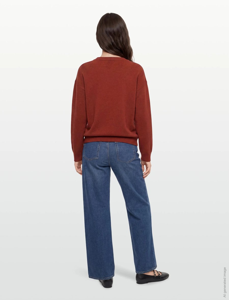 Gant - SUPERFINE LAMBSWOOL C-NECK - pullover - modern rust - 4