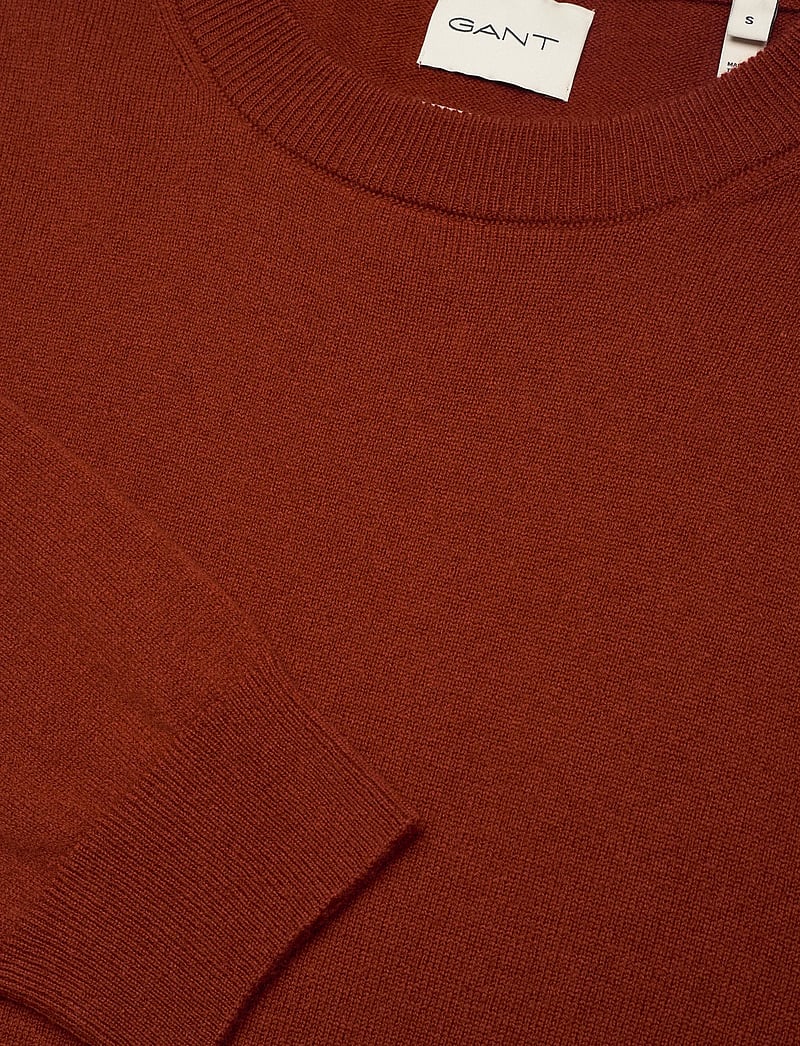 GANT - SUPERFINE LAMBSWOOL C-NECK - pullover - modern rust - 2