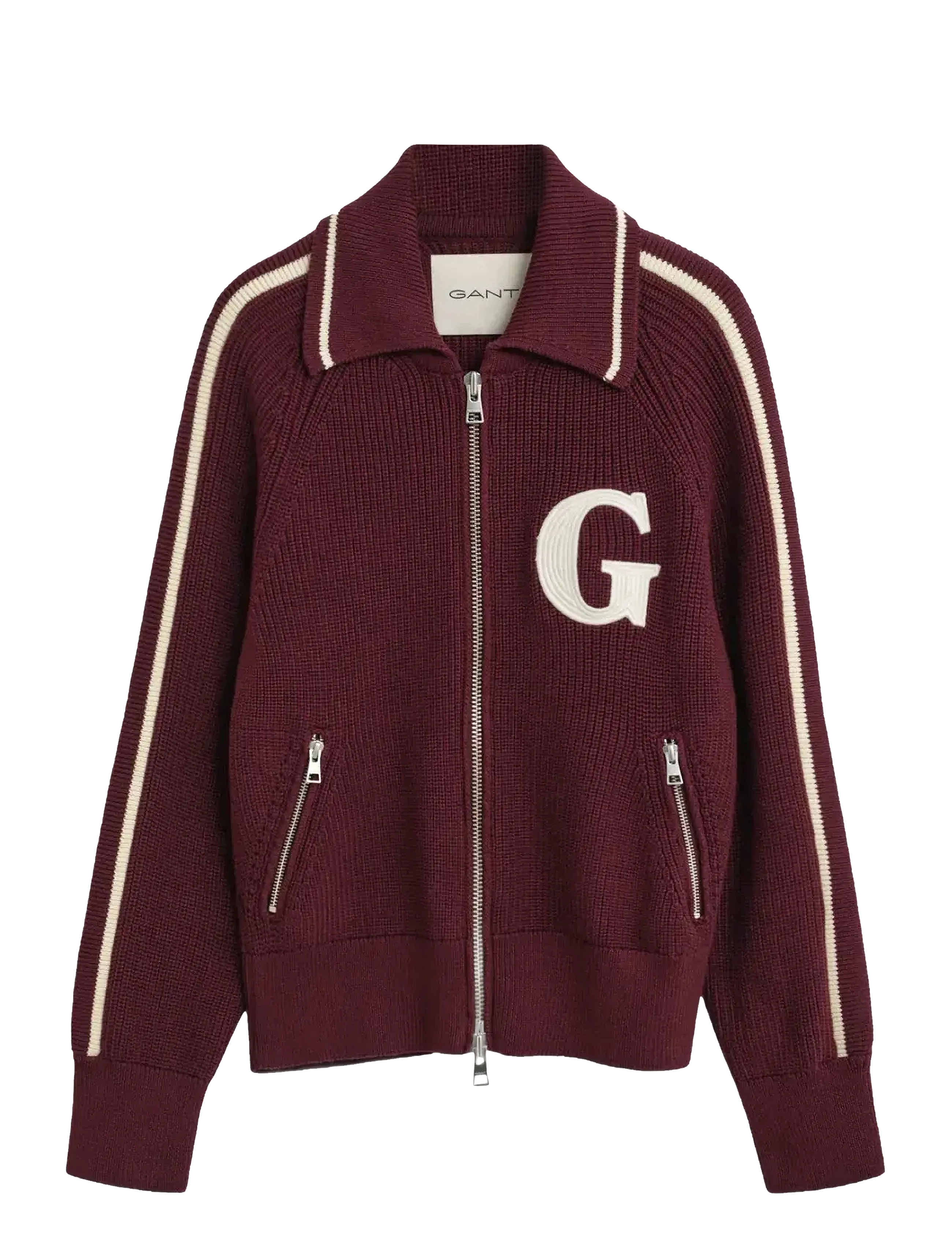 GANT Gant Varsity Zip Cardigan Patterned - XL - Damen