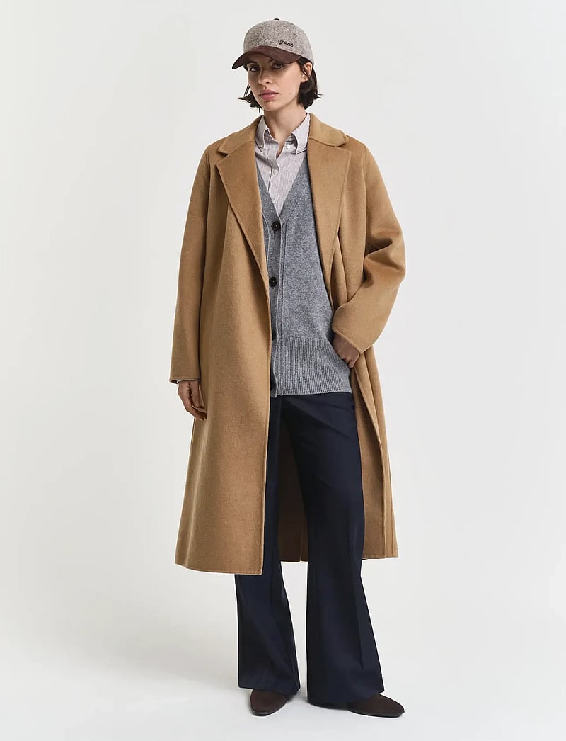 GANT - DETAIL KNIT CARDIGAN - kaschmir - charcoal melange - 3