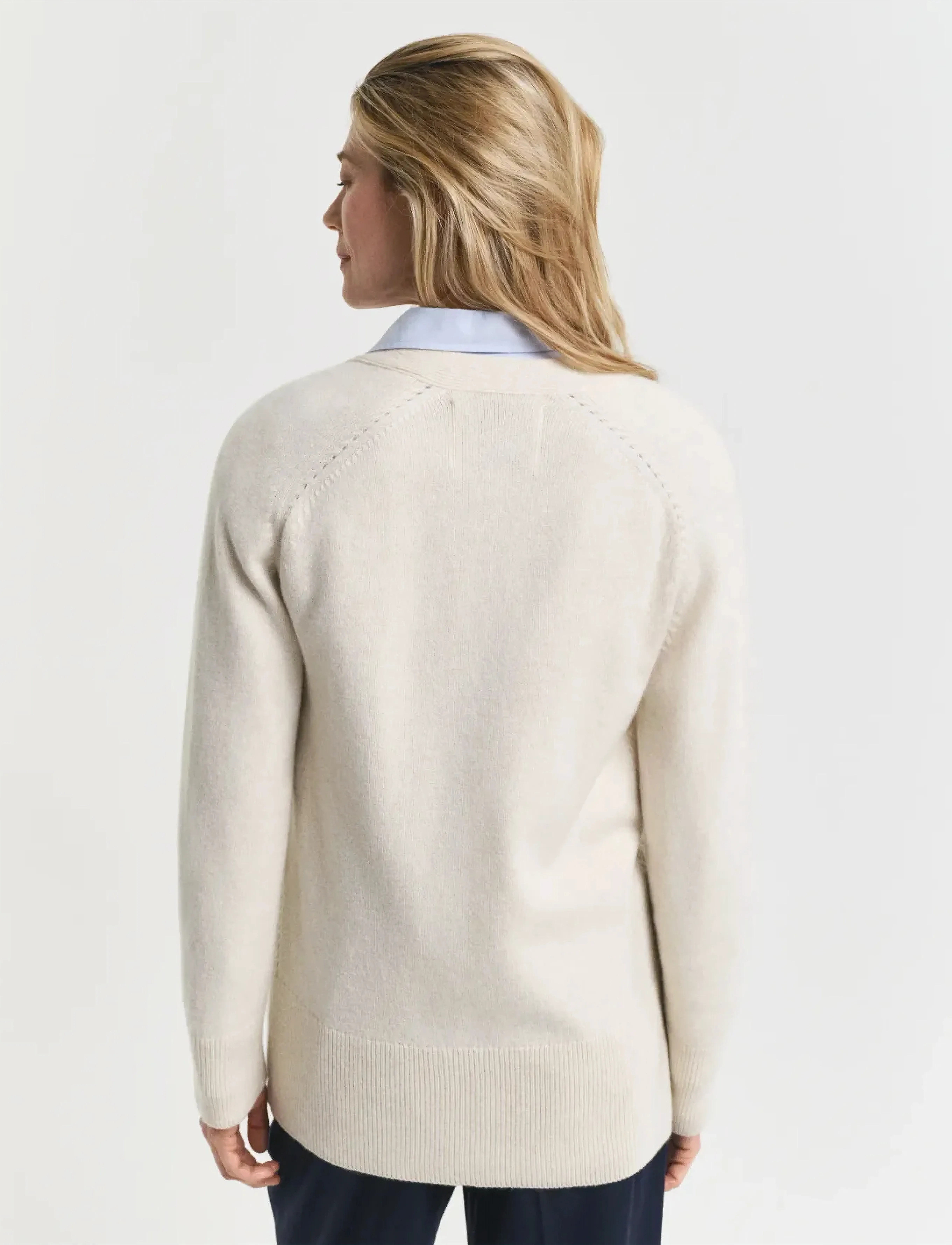 Gant - DETAIL KNIT CARDIGAN - kaschmir - taupe beige - 2