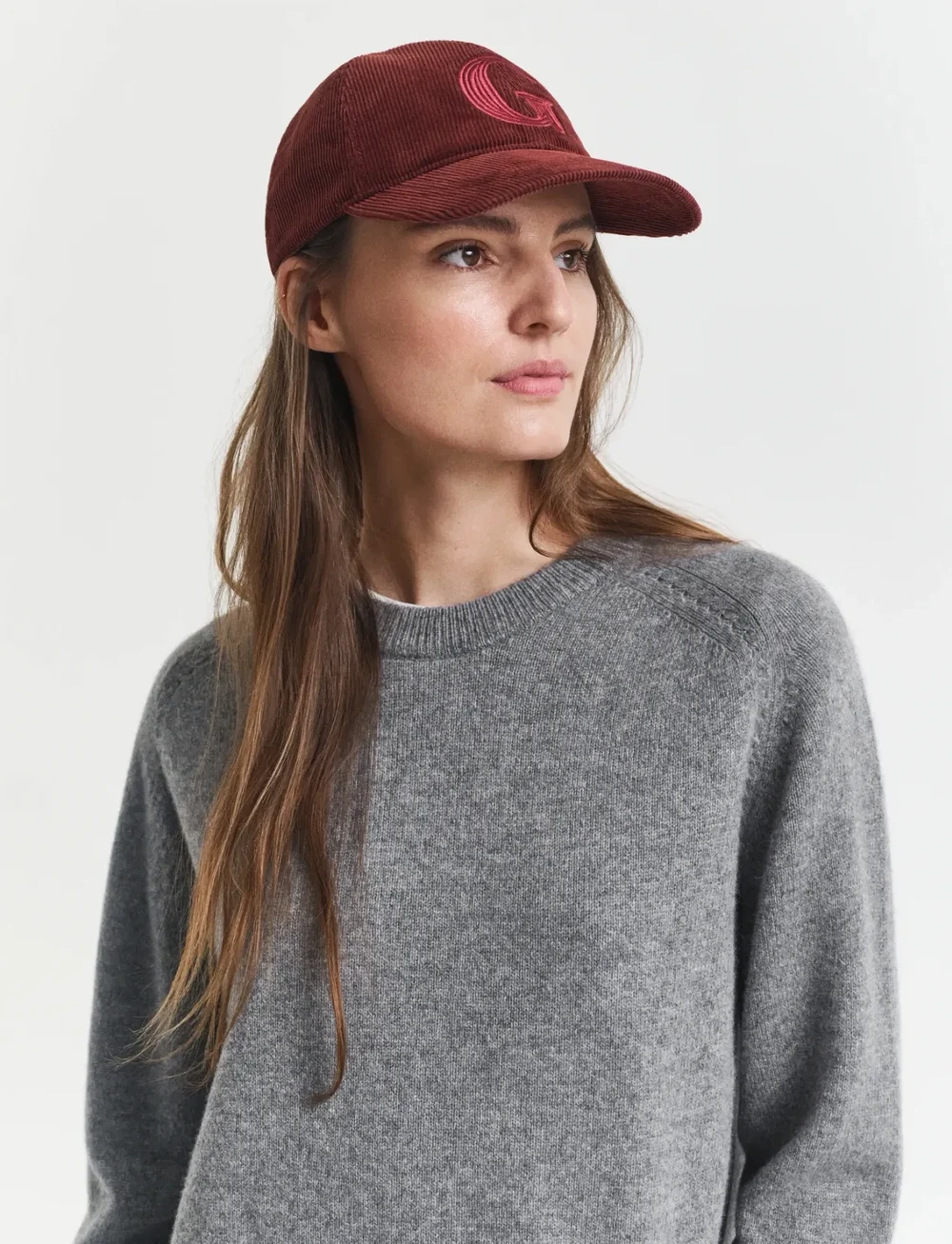 GANT - SOFT WOOL LOUNGE C-NECK - stickade tröjor - charcoal melange - 3