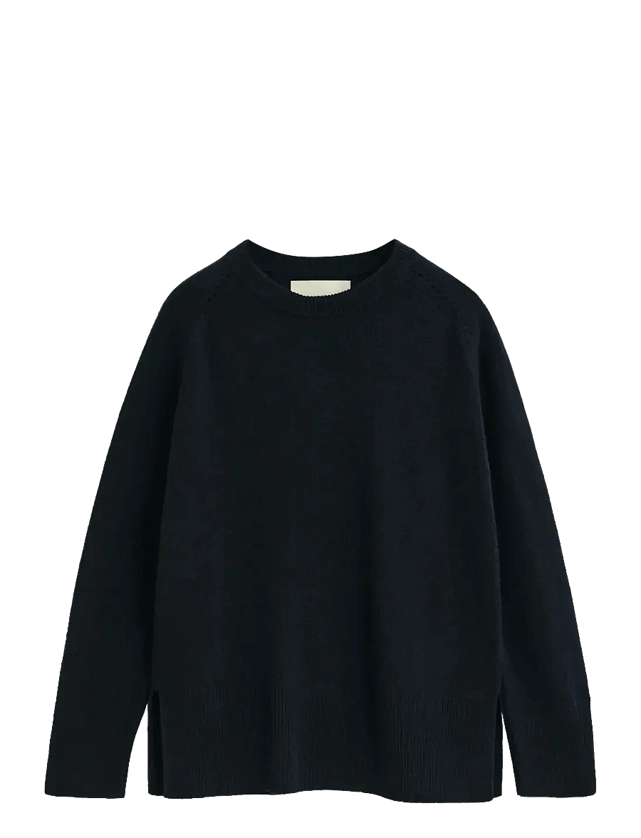 GANT - SOFT WOOL LOUNGE C-NECK - evening blue - 1