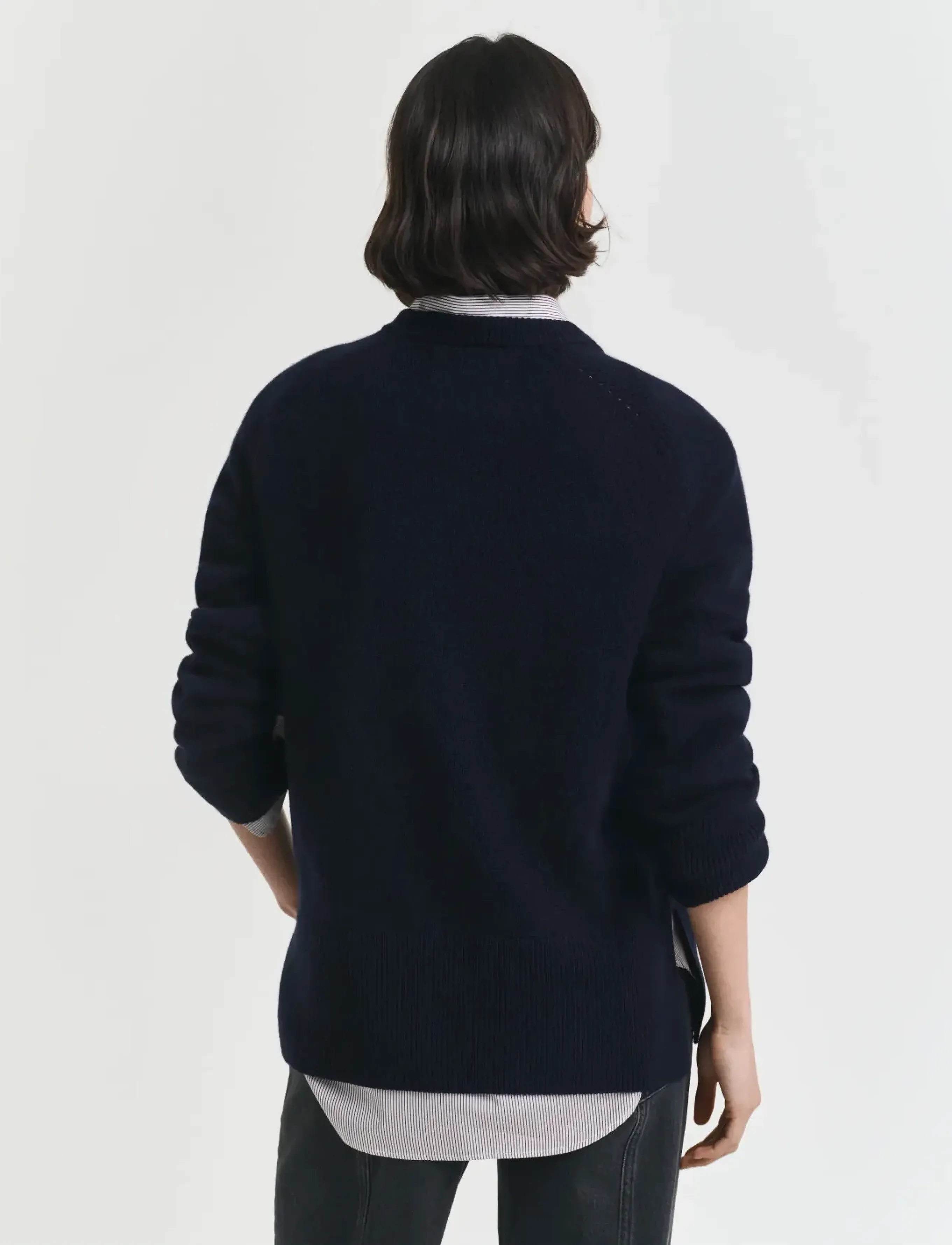 GANT - SOFT WOOL LOUNGE C-NECK - evening blue - 2