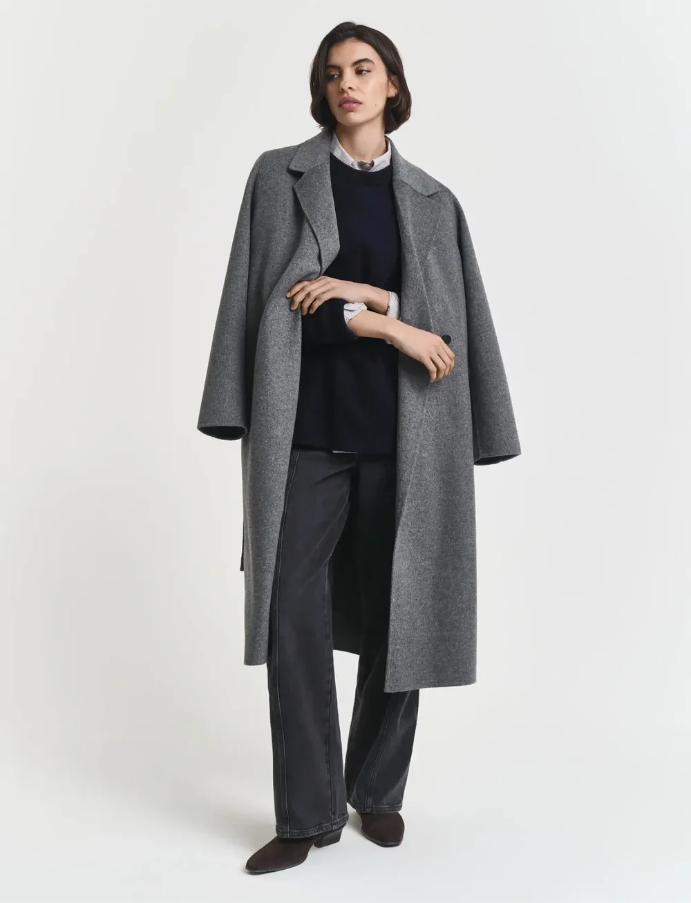 GANT - SOFT WOOL LOUNGE C-NECK - kashmir - evening blue - 3