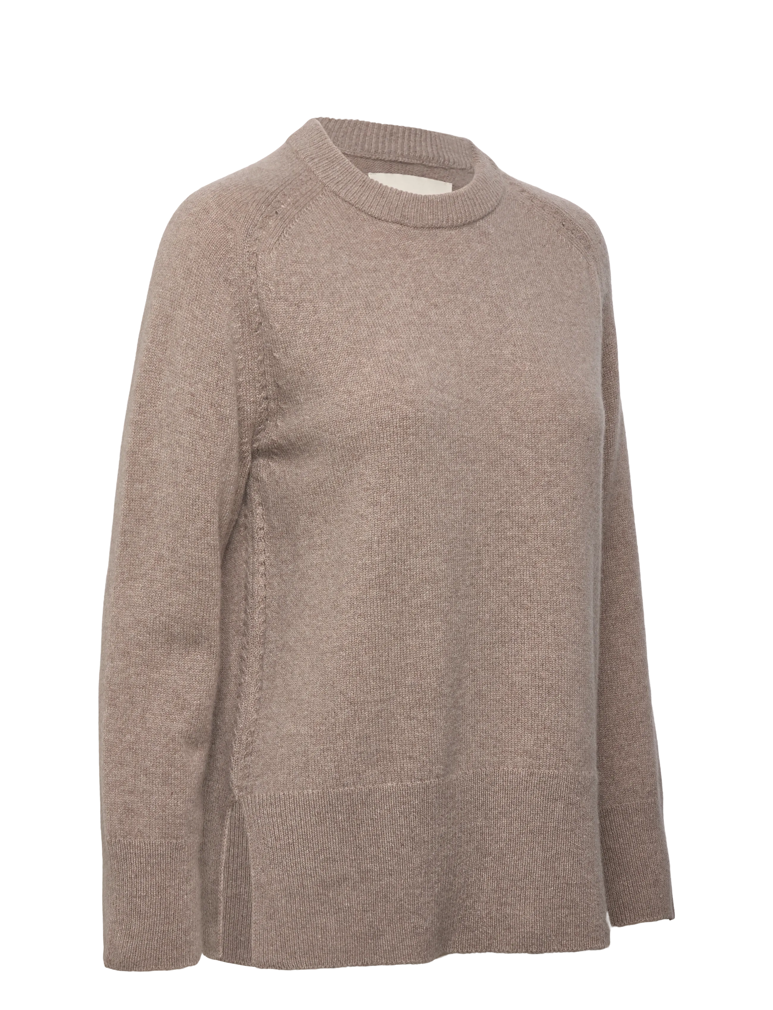 GANT - SOFT WOOL LOUNGE C-NECK - taupe beige - 2