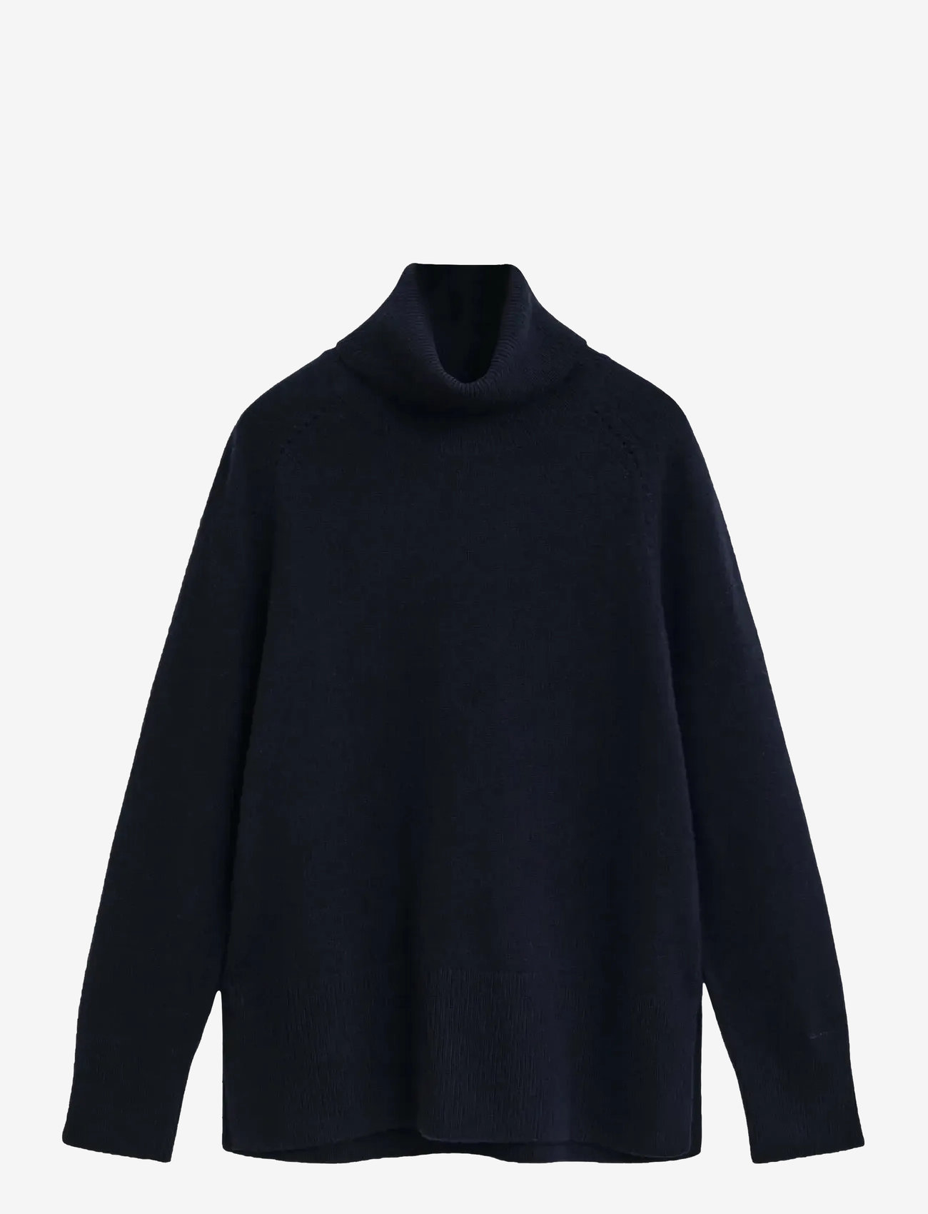 GANT - SOFT WOOL TURTLENECK - sügisesed riided - evening blue - 0