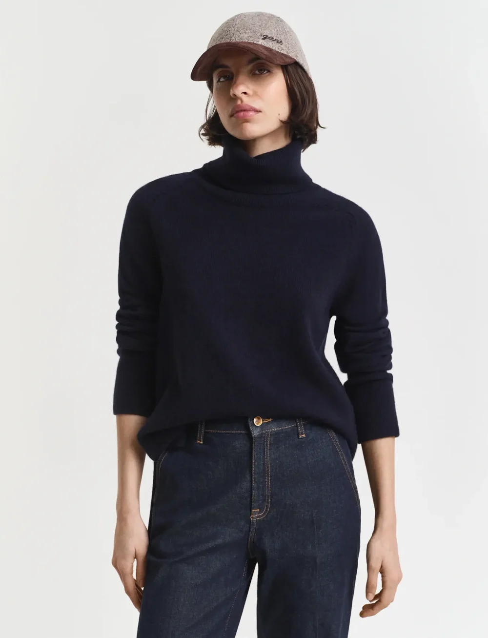 GANT - SOFT WOOL TURTLENECK - kashmir - evening blue - 0