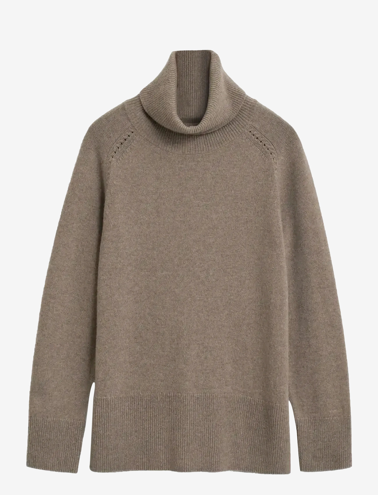 GANT - SOFT WOOL TURTLENECK - cashmere - taupe beige - 1