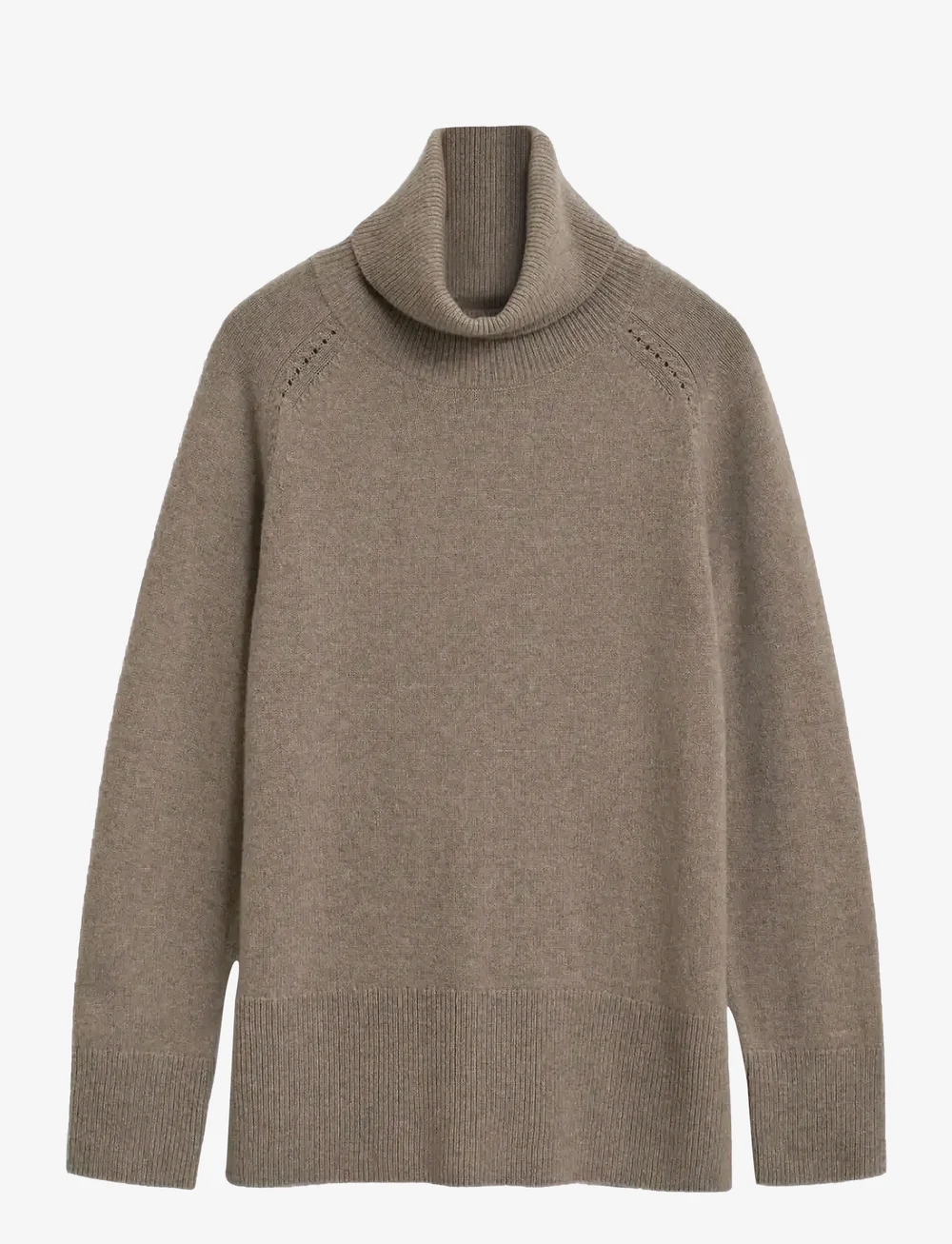 GANT - SOFT WOOL TURTLENECK - cashmere - taupe beige - 1