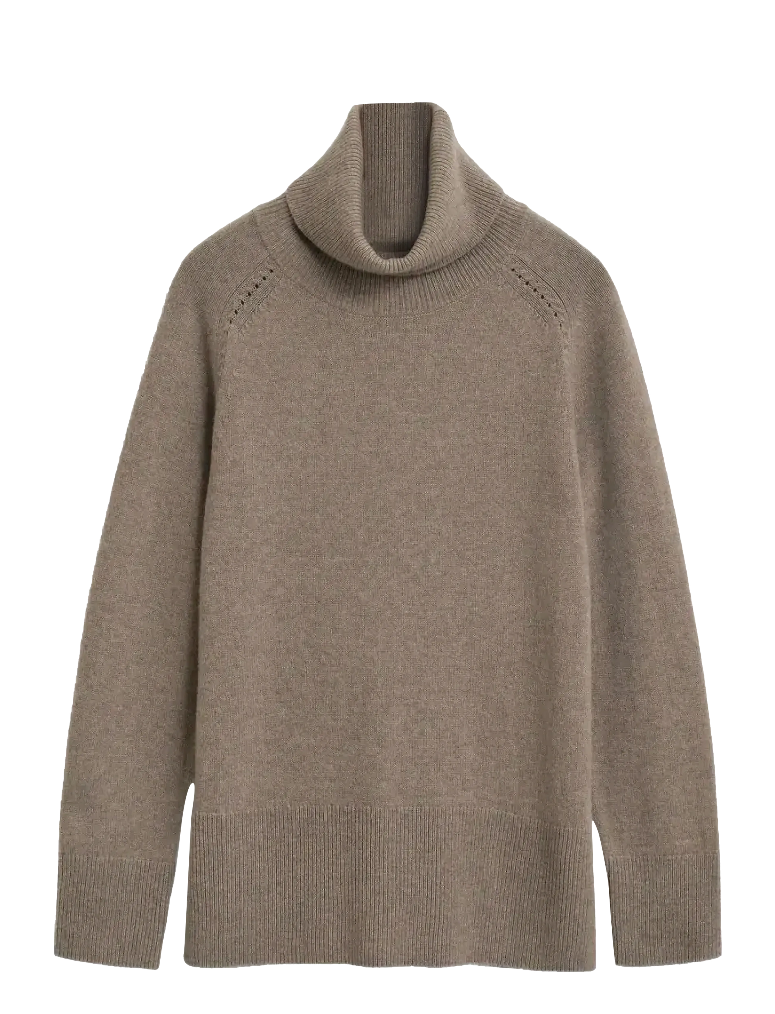 Gant SOFT WOOL TURTLENECK - Tøj - TAUPE BEIGE / beige