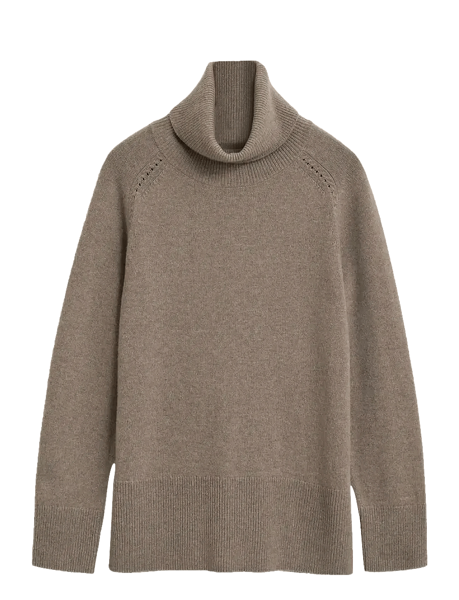 Gant - SOFT WOOL TURTLENECK - kaschmir - taupe beige - 1