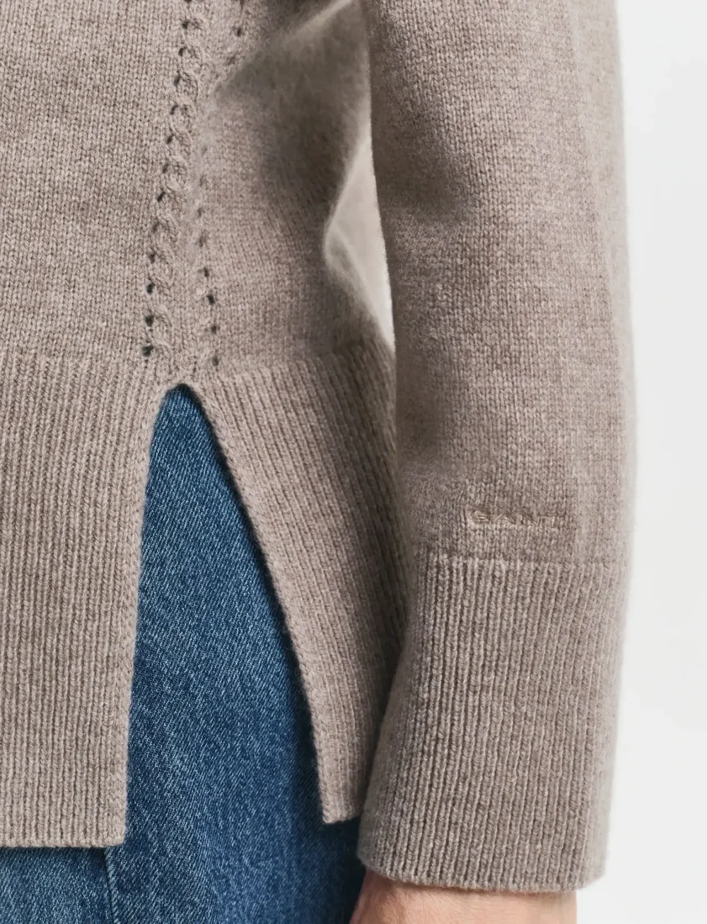 GANT - SOFT WOOL TURTLENECK - cashmere - taupe beige - 5