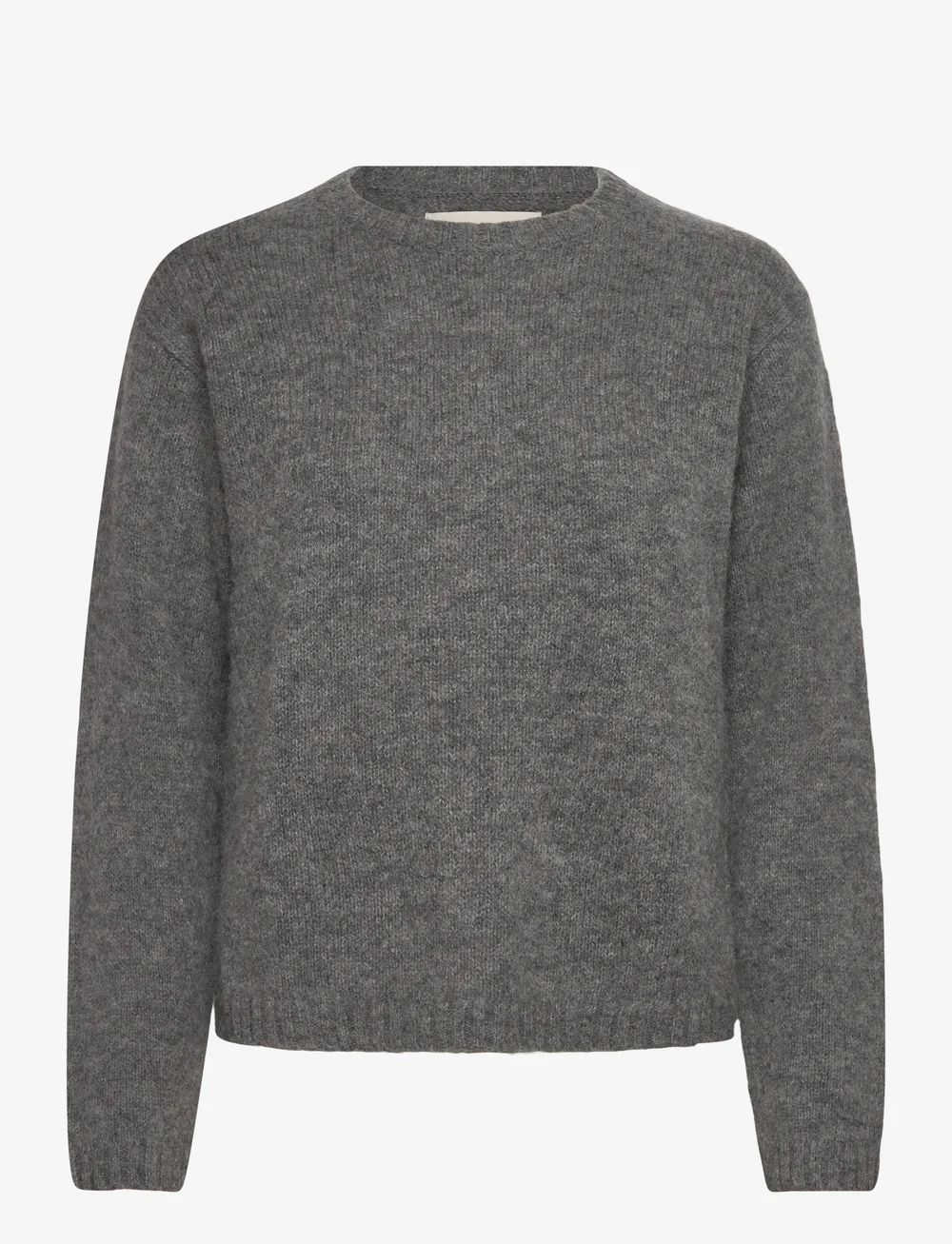 GANT - ALPACA BLEND C-NECK - sviitrid - charcoal melange - 0