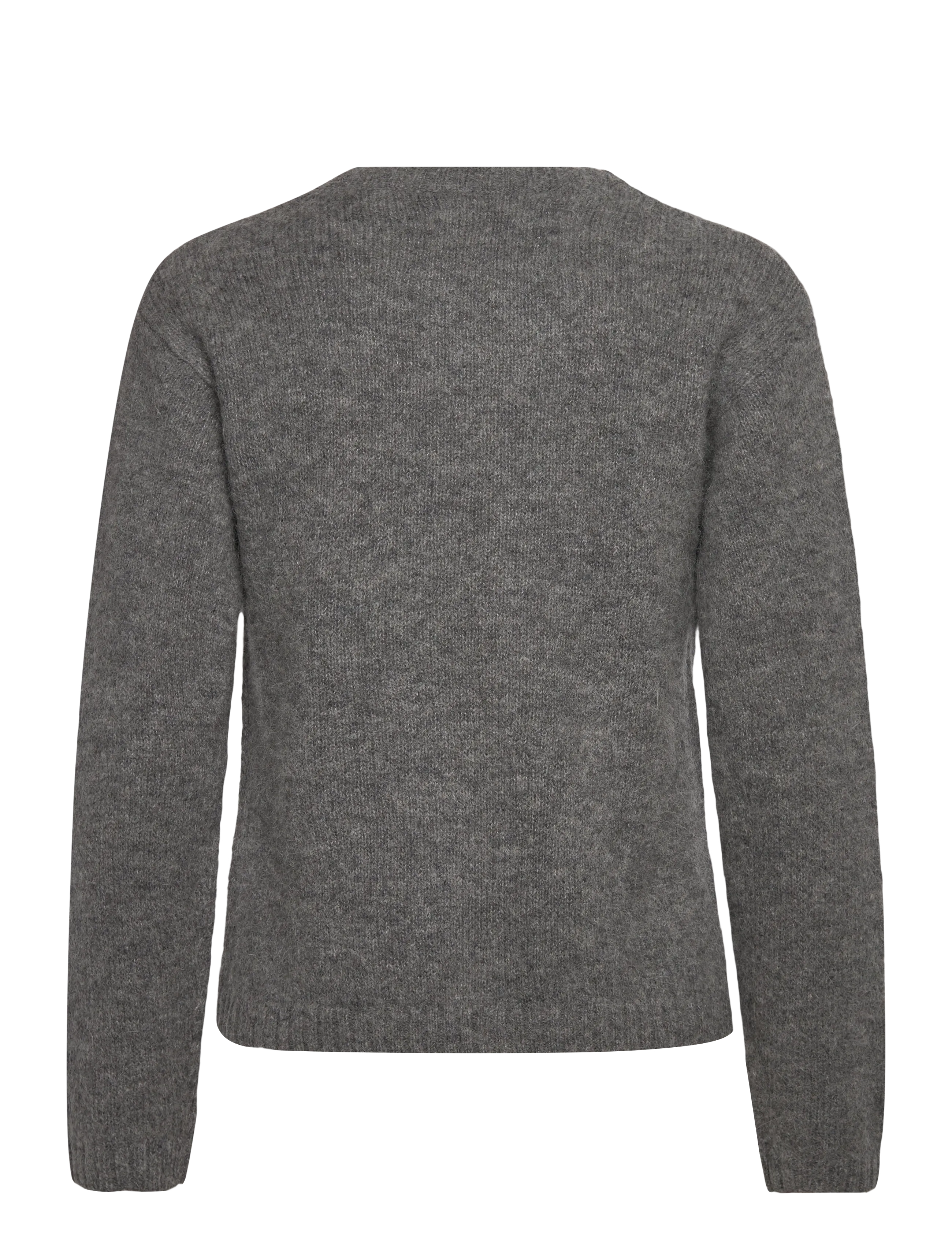 Gant - ALPACA BLEND C-NECK - jumpers - charcoal melange - 1