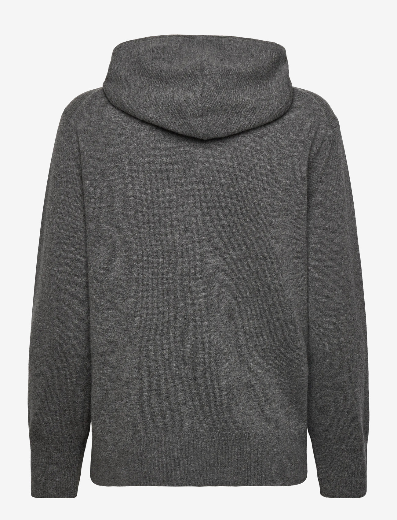 GANT - SUPERFINE LAMBSWOOL ZIP HOODIE - hupparit - charcoal melange - 1