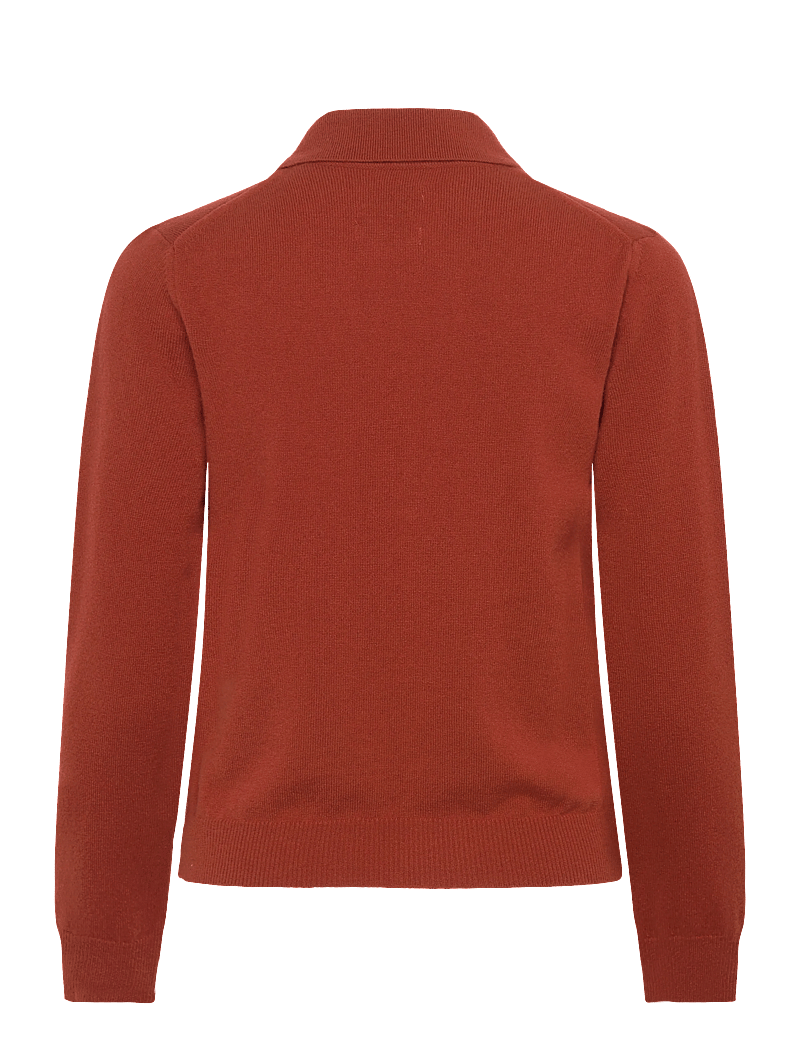 GANT - SUPERFINE LAMBSWOOL RUGGER - stickade tröjor - modern rust - 1