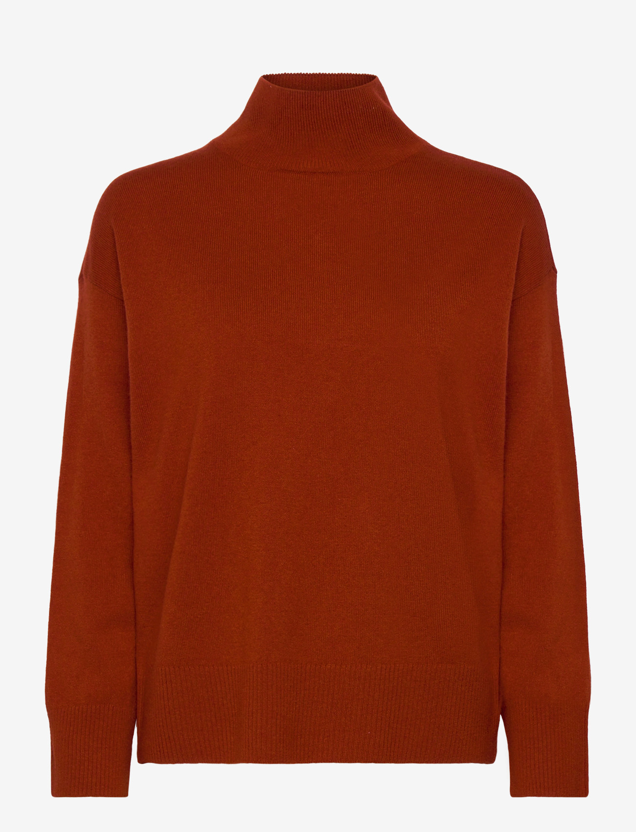 GANT - SUPERFINE LAMBSWOOL MOCK NECK - kõrge kaelusega kudumid - modern rust - 0