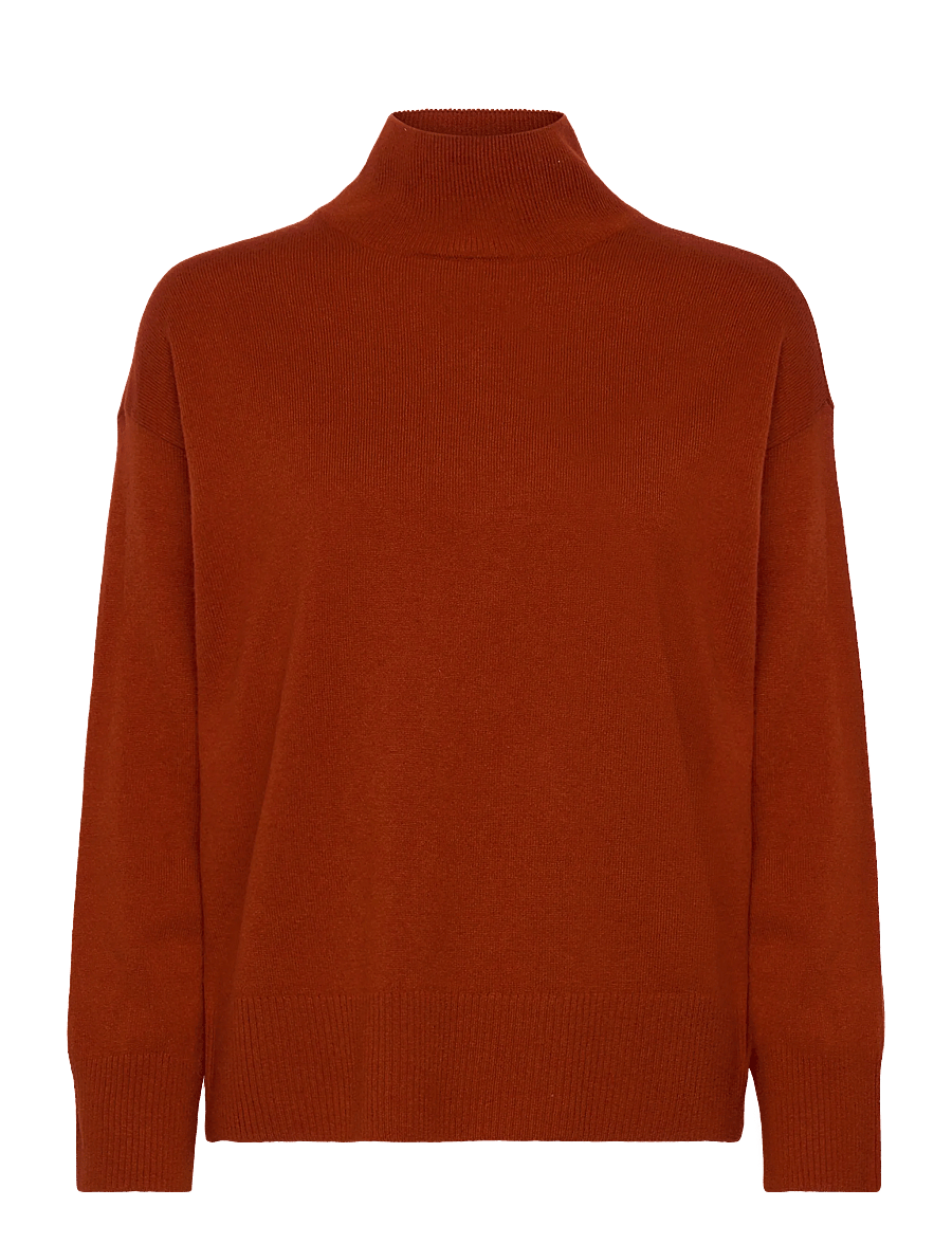 Gant - SUPERFINE LAMBSWOOL MOCK NECK - modern rust - 1