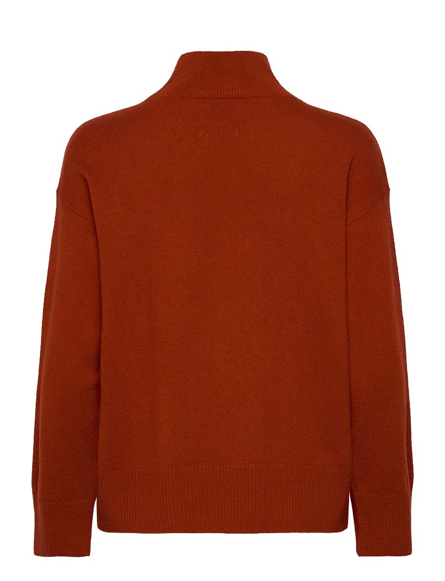 Gant - SUPERFINE LAMBSWOOL MOCK NECK - modern rust - 2