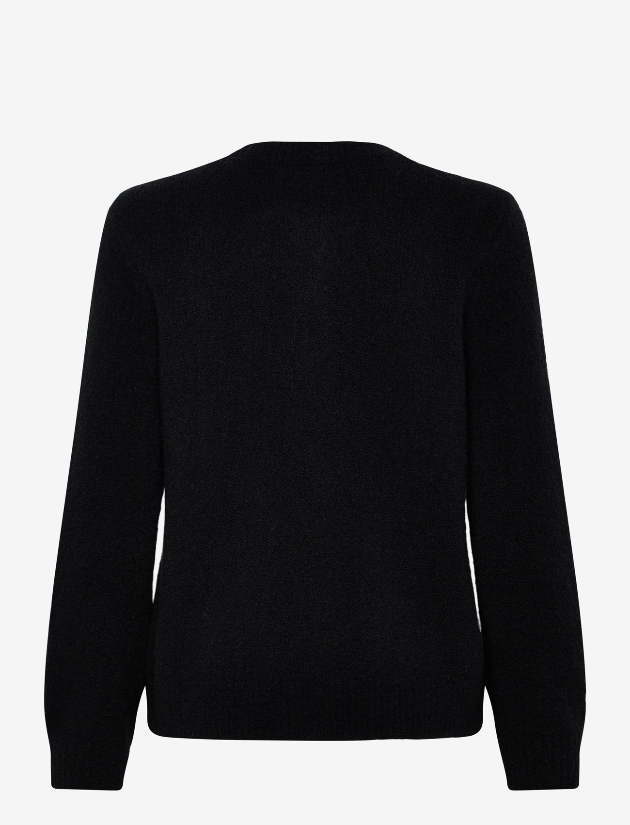 GANT - BOUCLE C-NECK CARDIGAN - cardigans - black - 1