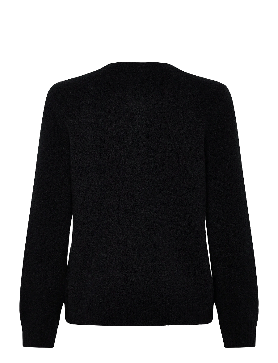 Gant - BOUCLE C-NECK CARDIGAN - strickjacken - black - 1