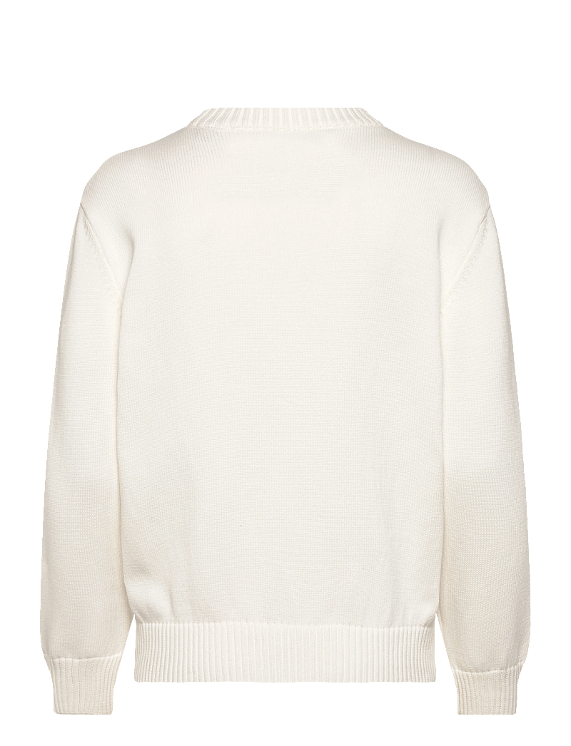 Gant - GRAPHIC COTTON C-NECK - striktrøjer - eggshell - 2