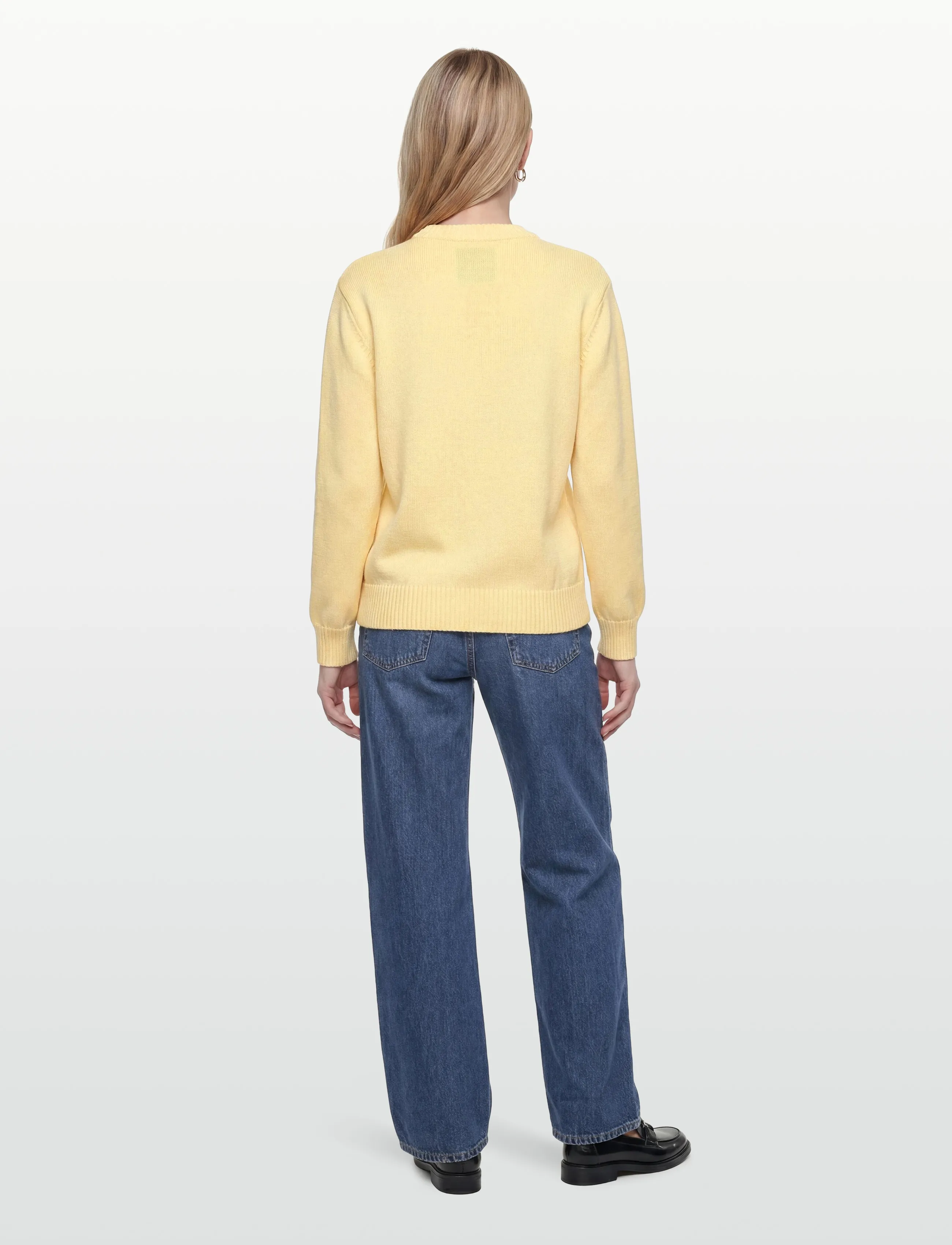 Gant - GRAPHIC COTTON C-NECK - pullover - vanilla yellow - 4