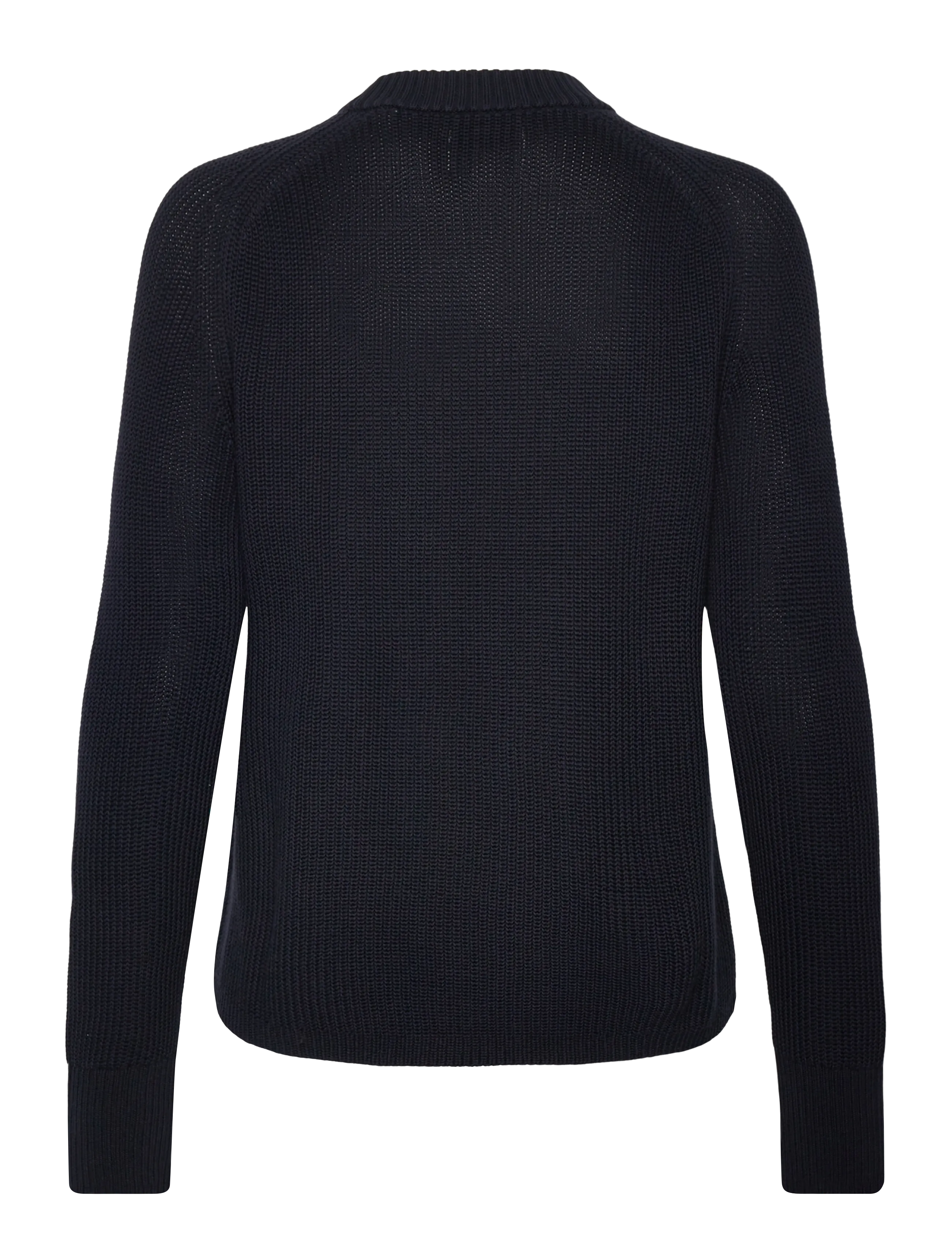 Gant - RIBBED KNIT COTTON C-NECK - peysur - evening blue - 1