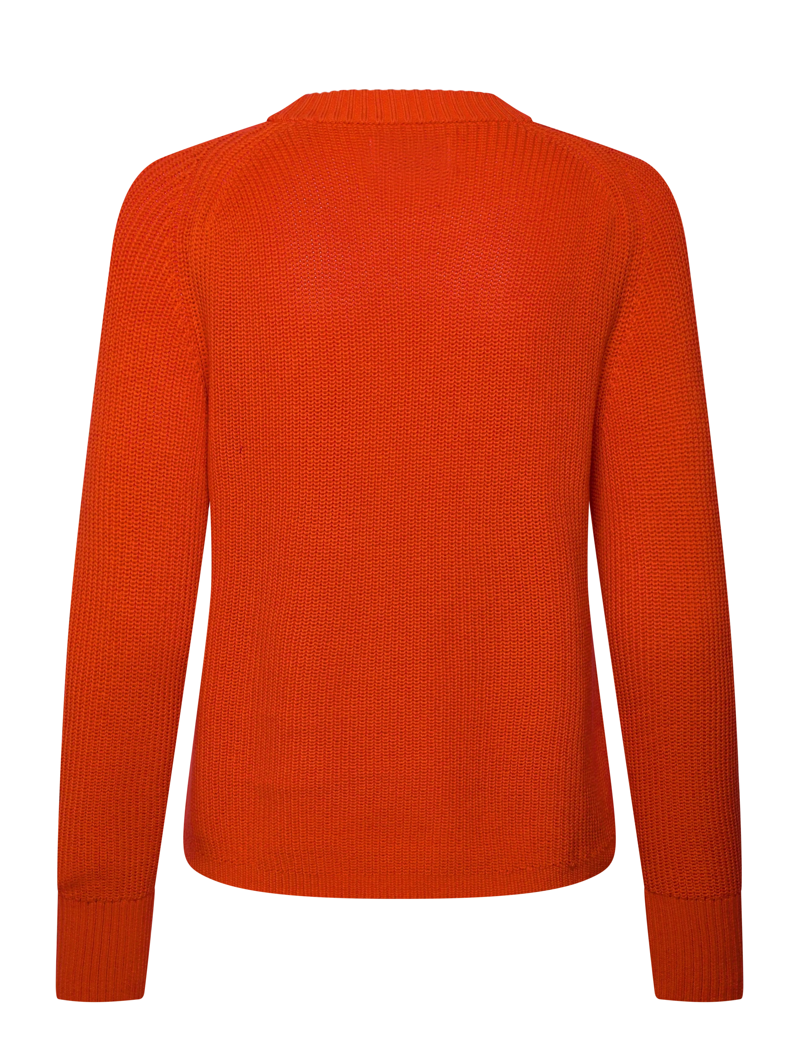 Gant - RIBBED KNIT COTTON C-NECK - striktrøjer - perfect red - 2