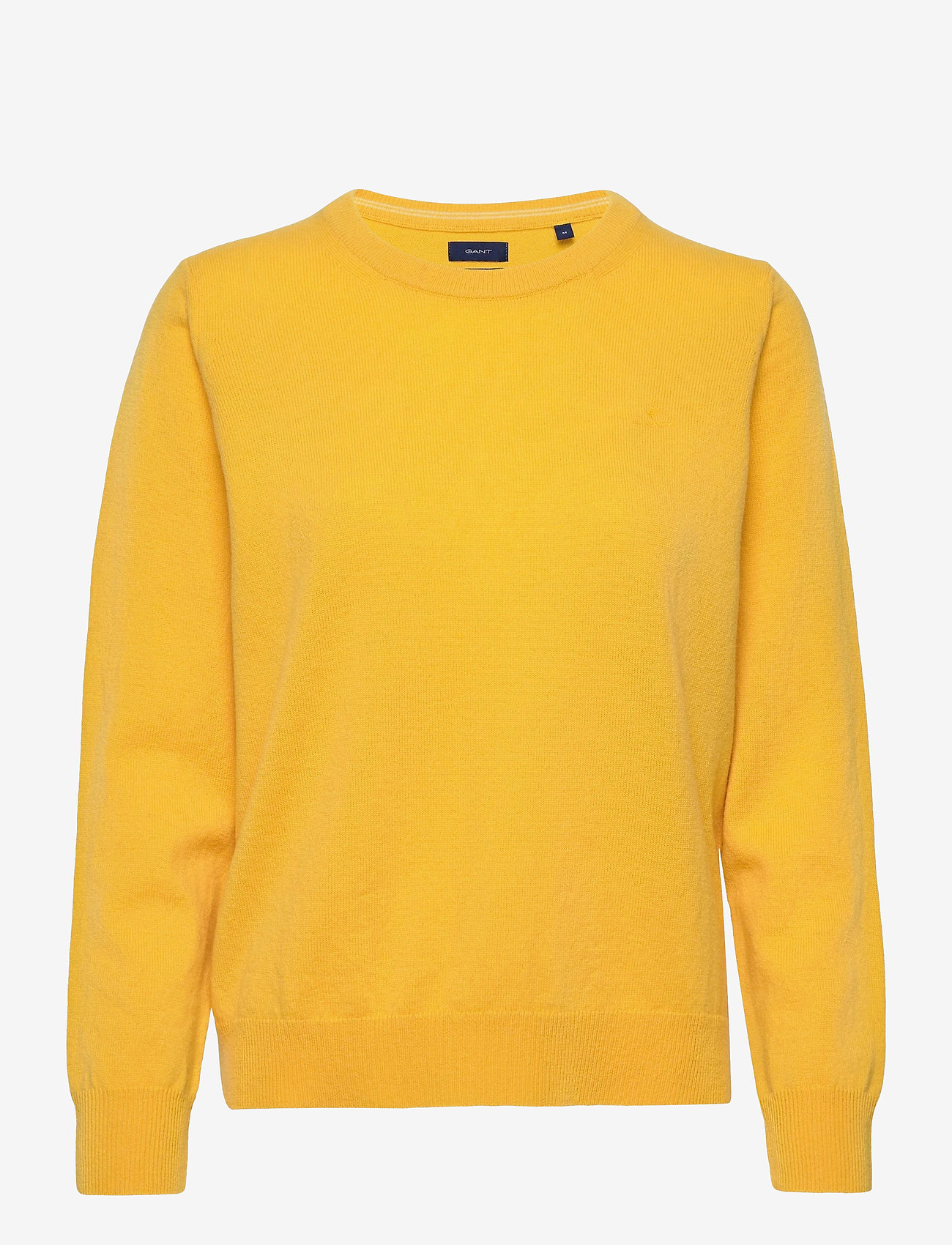SUPERFINE LAMBSWOOL CREW - IVY GOLD