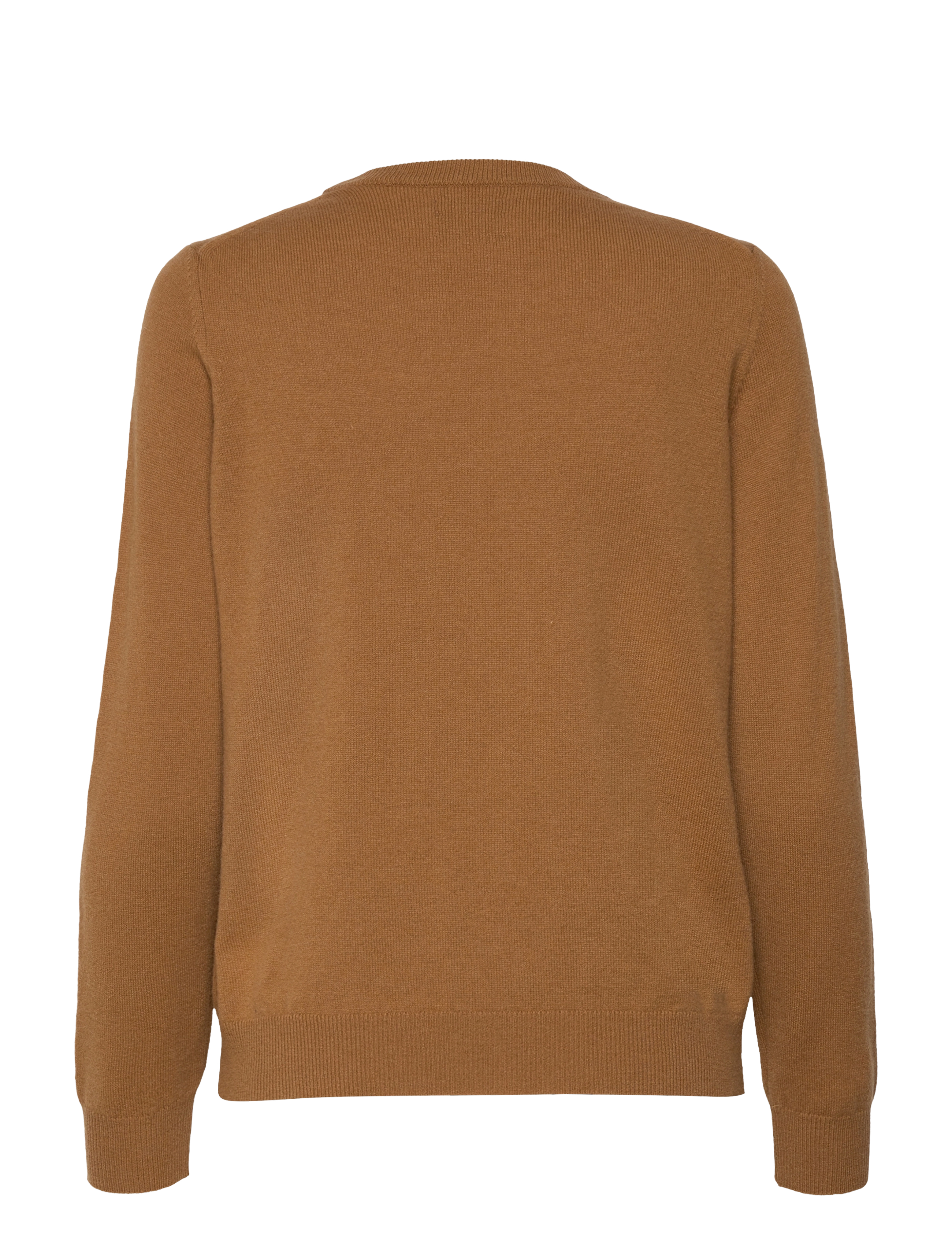 GANT - SUPERFINE LAMBSWOOL CREW - roasted walnut - 1