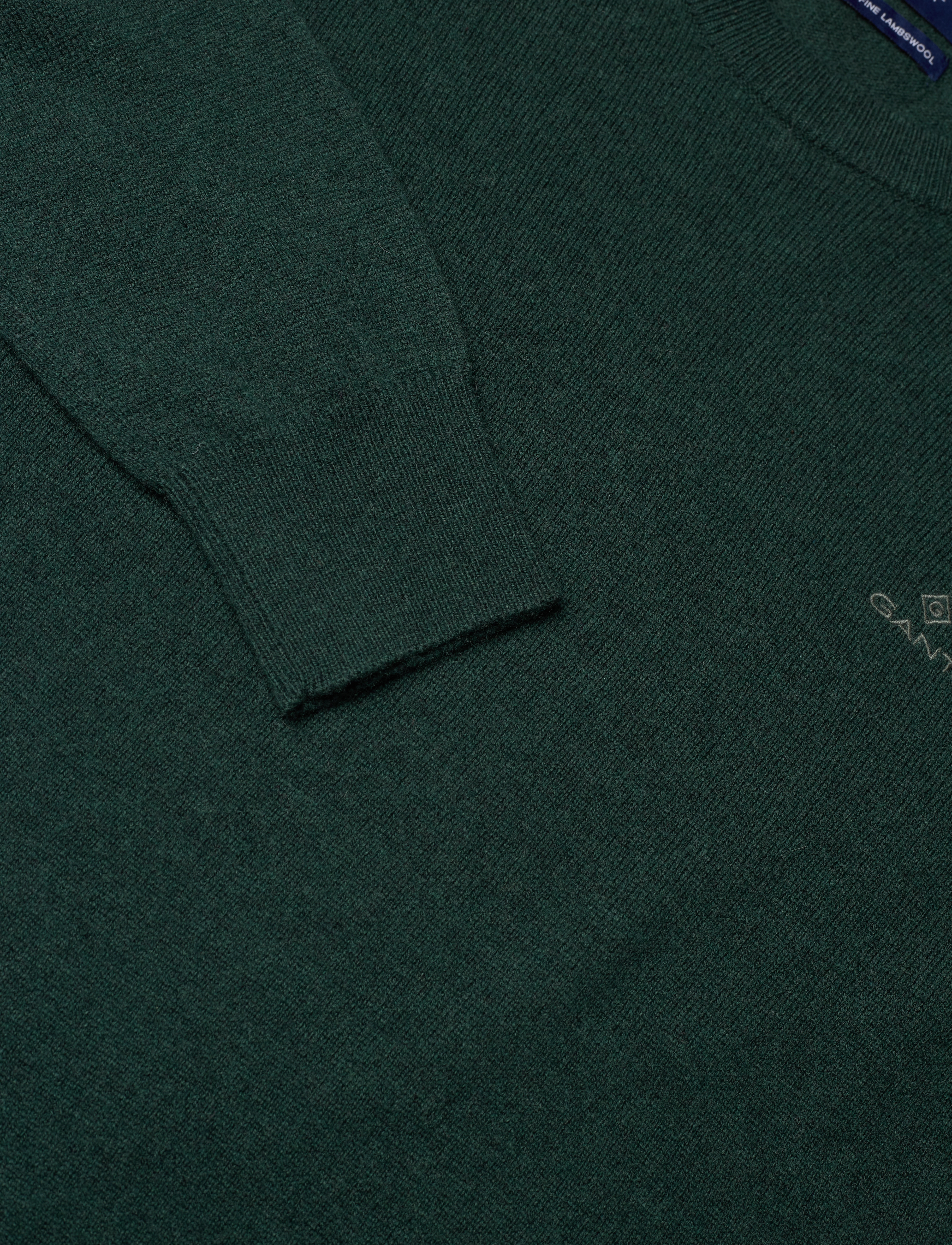 GANT - SUPERFINE LAMBSWOOL CREW - tartan green - 2