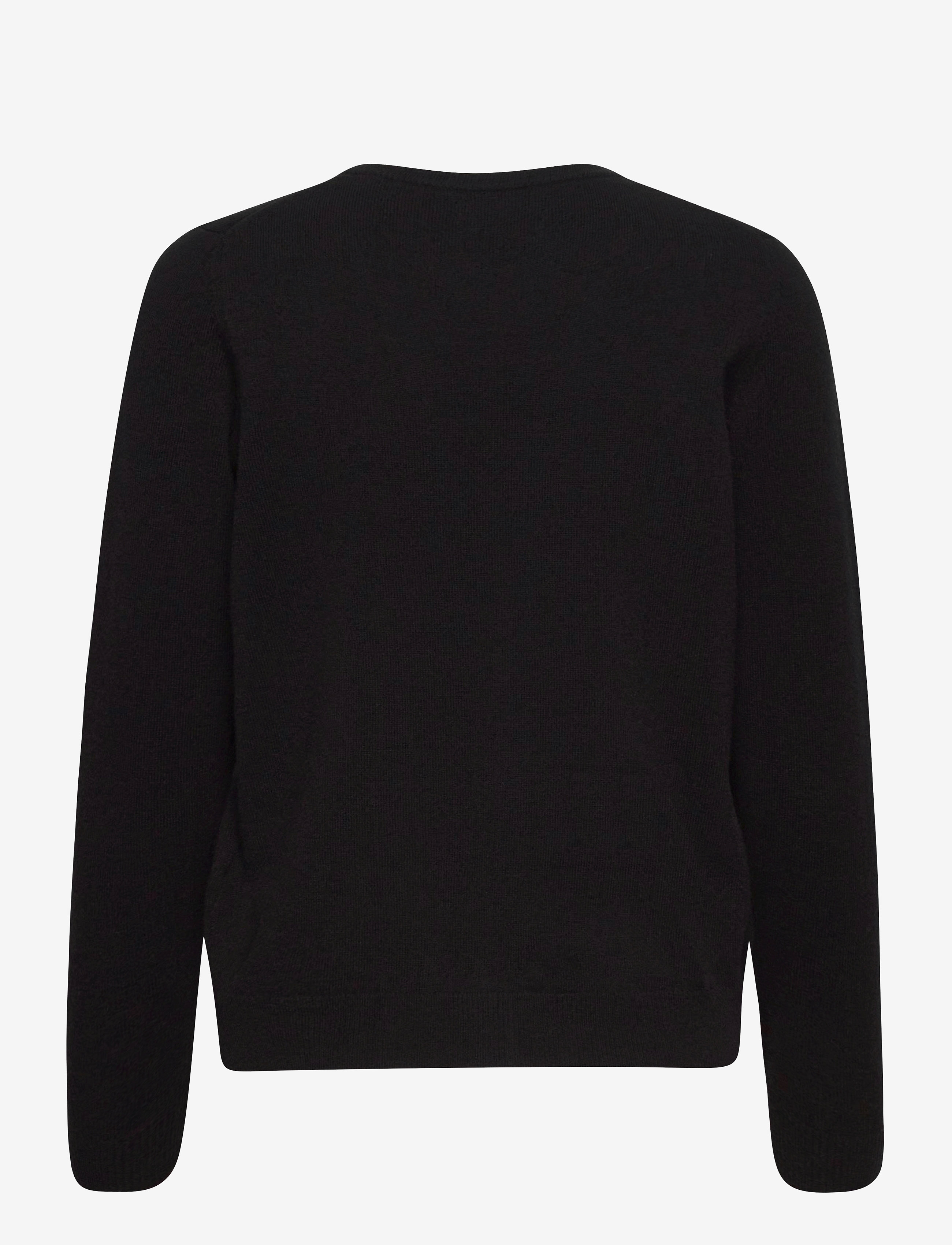 GANT - SUPERFINE LAMBSWOOL CARDIGAN - black - 1