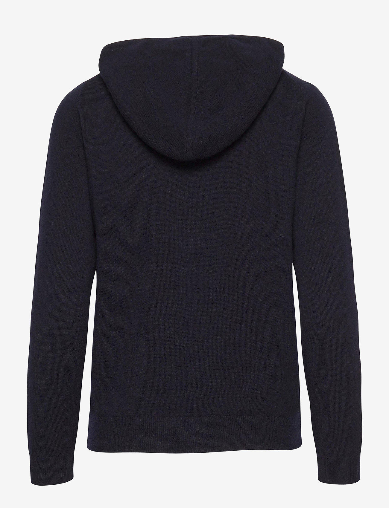 GANT - SUPERFINE LAMBSWOOL ZIP HOODIE - evening blue - 1