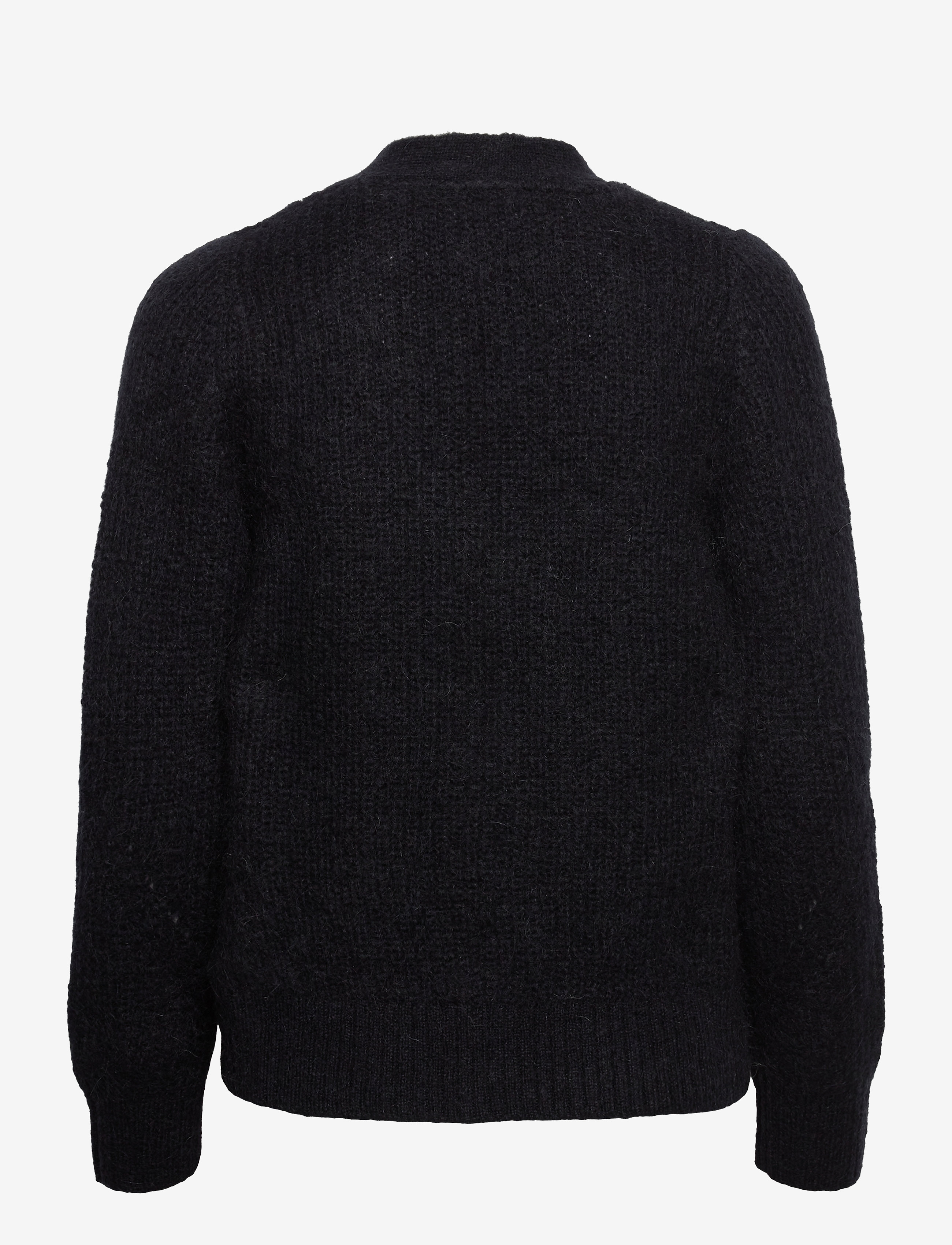 GANT - D2. MOHAIR DETAIL CARDIGAN - black - 1