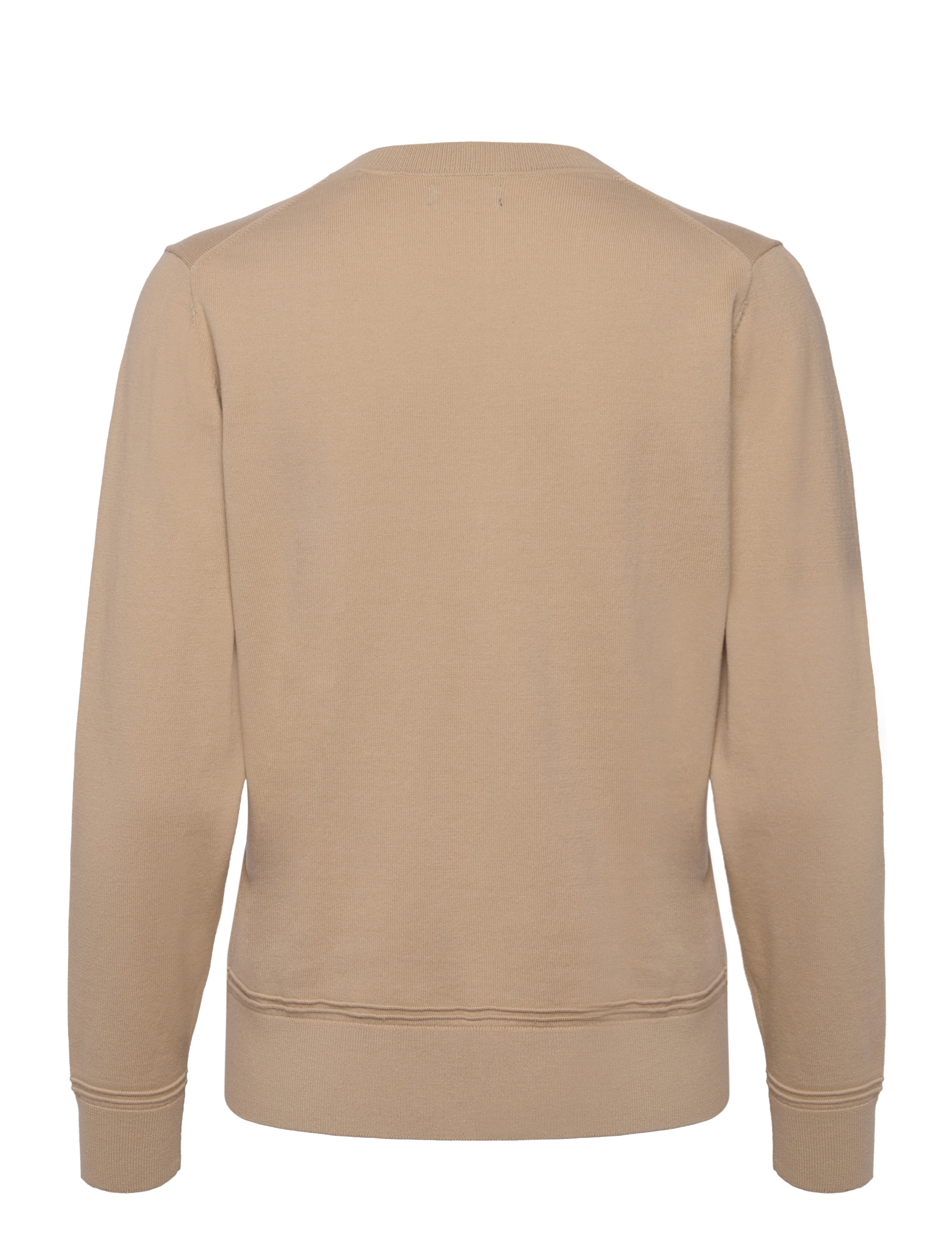 GANT - LIGHT COTTON V-NECK - dry sand - 1