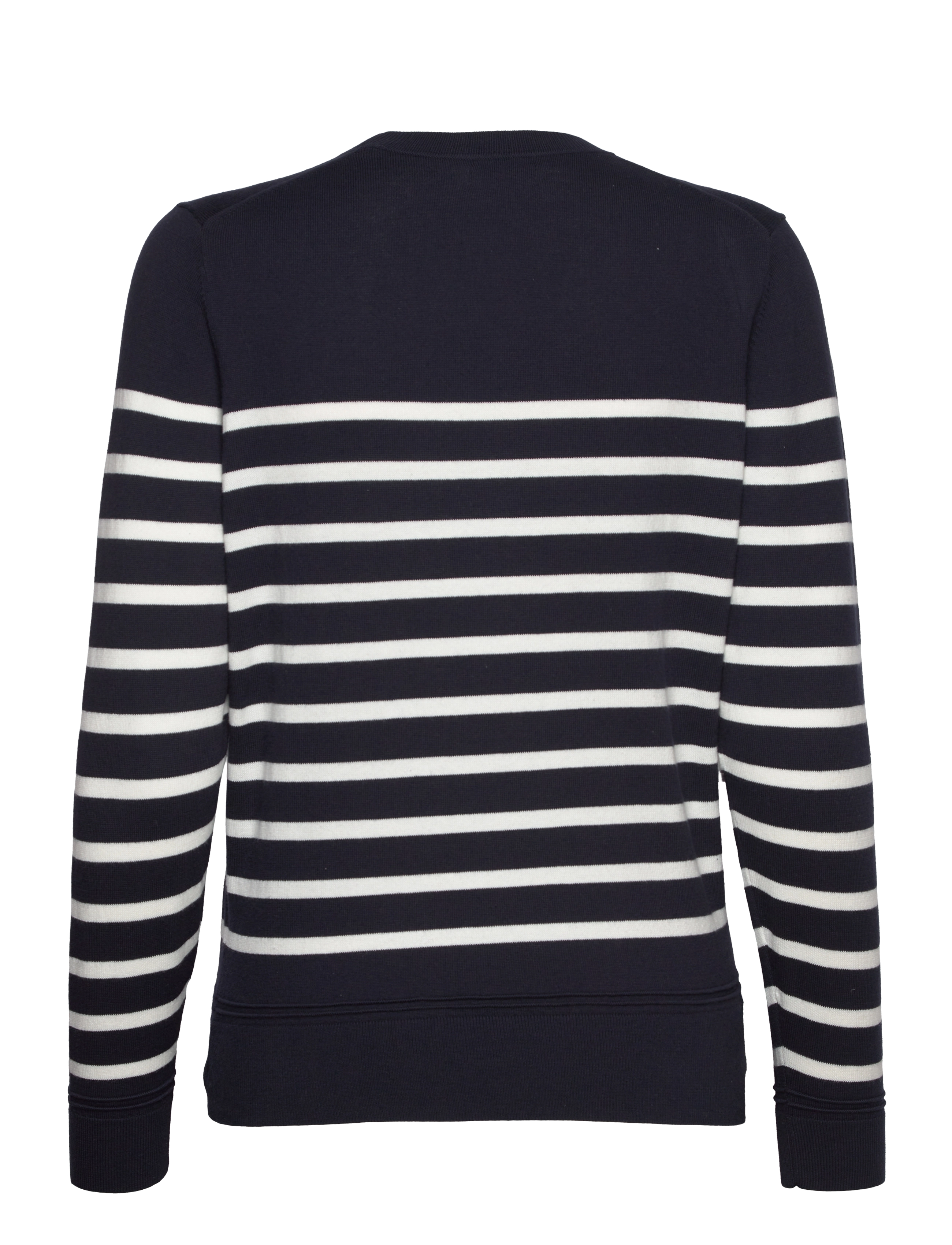 GANT - LIGHT COTTON BRETON C-NECK - evening blue - 1