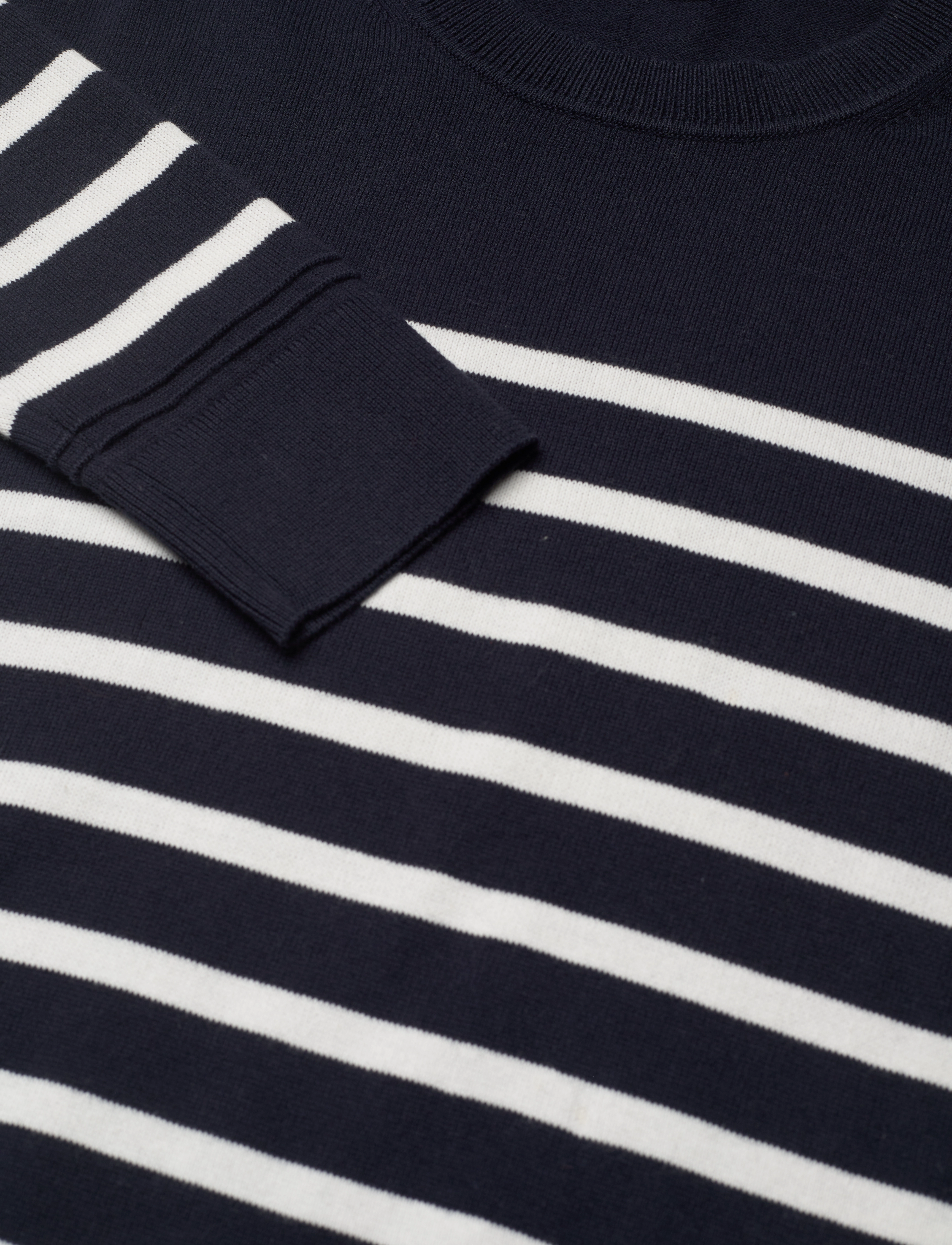 GANT - LIGHT COTTON BRETON C-NECK - evening blue - 2