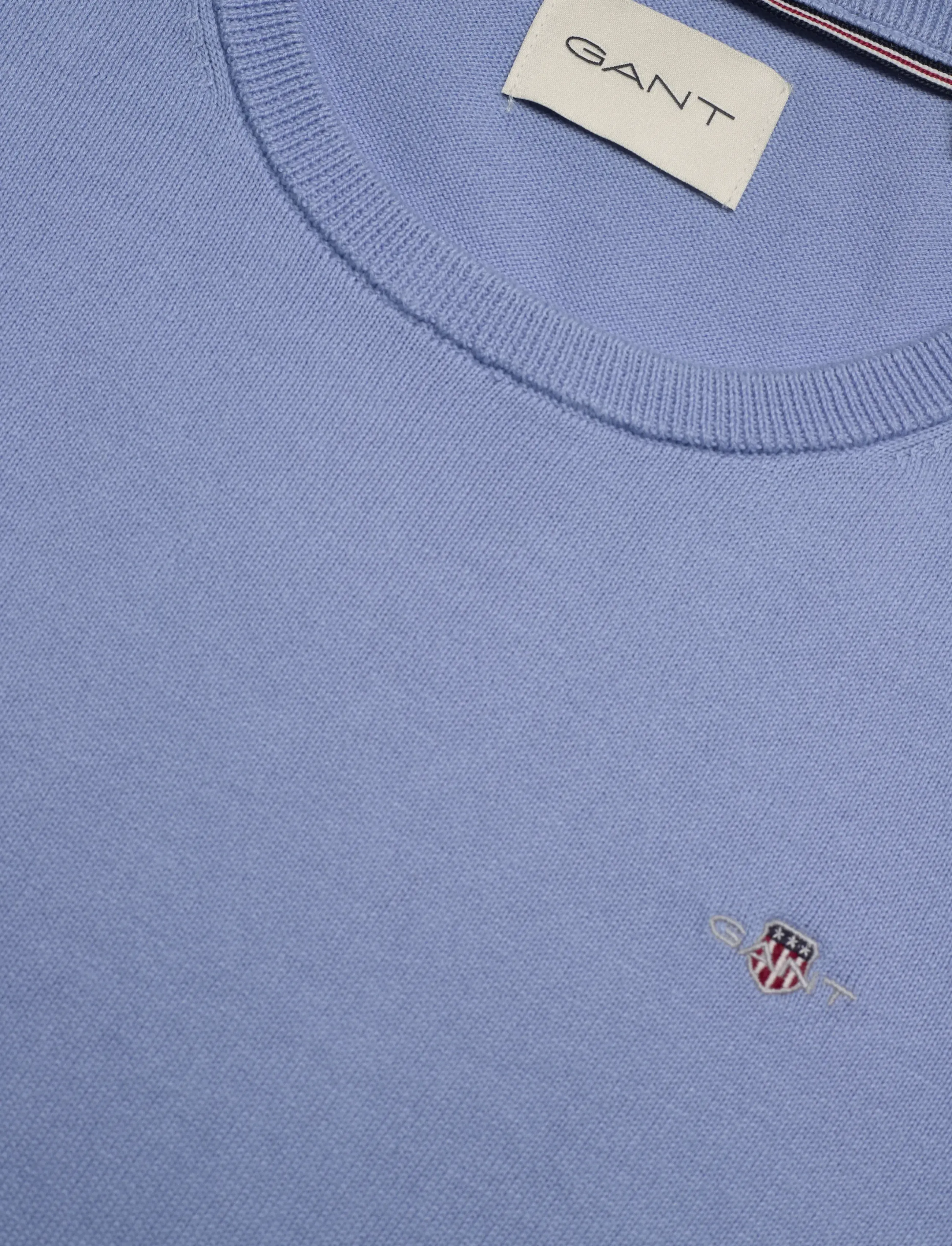 Gant - COTTON C-NECK - pullover - clear sky - 2
