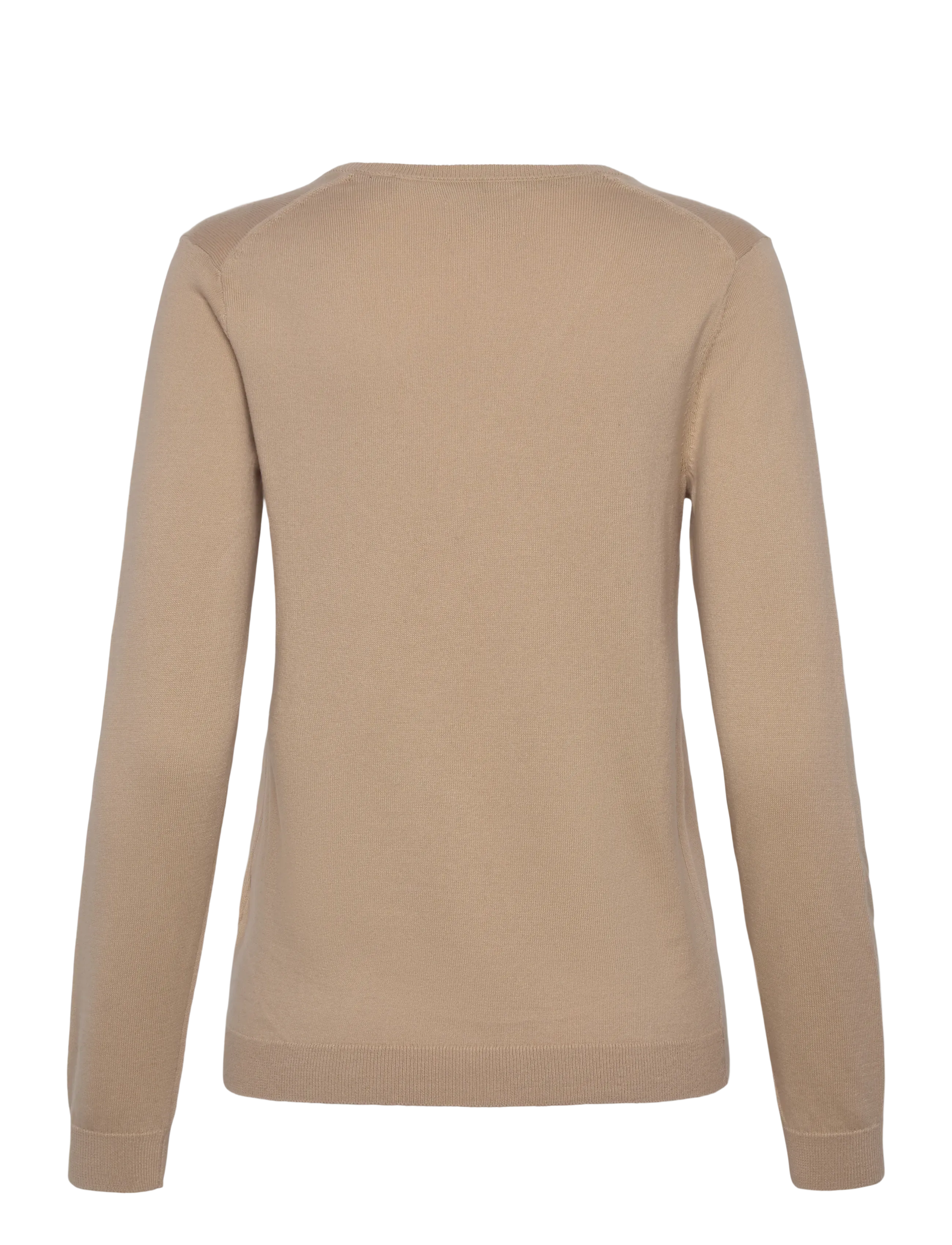Gant - COTTON V-NECK - trøjer - dry sand - 1