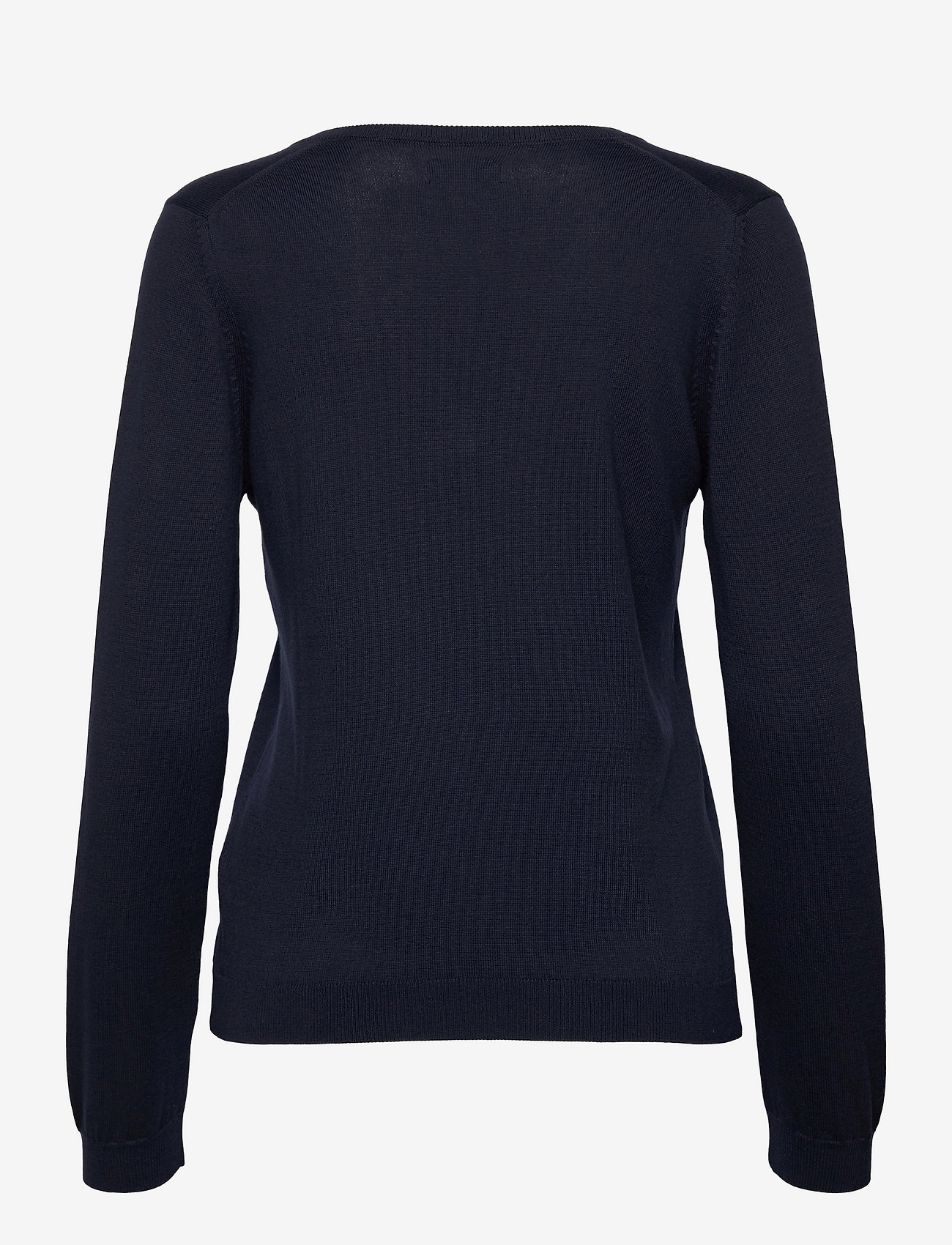 GANT - COTTON V-NECK - marine - 1