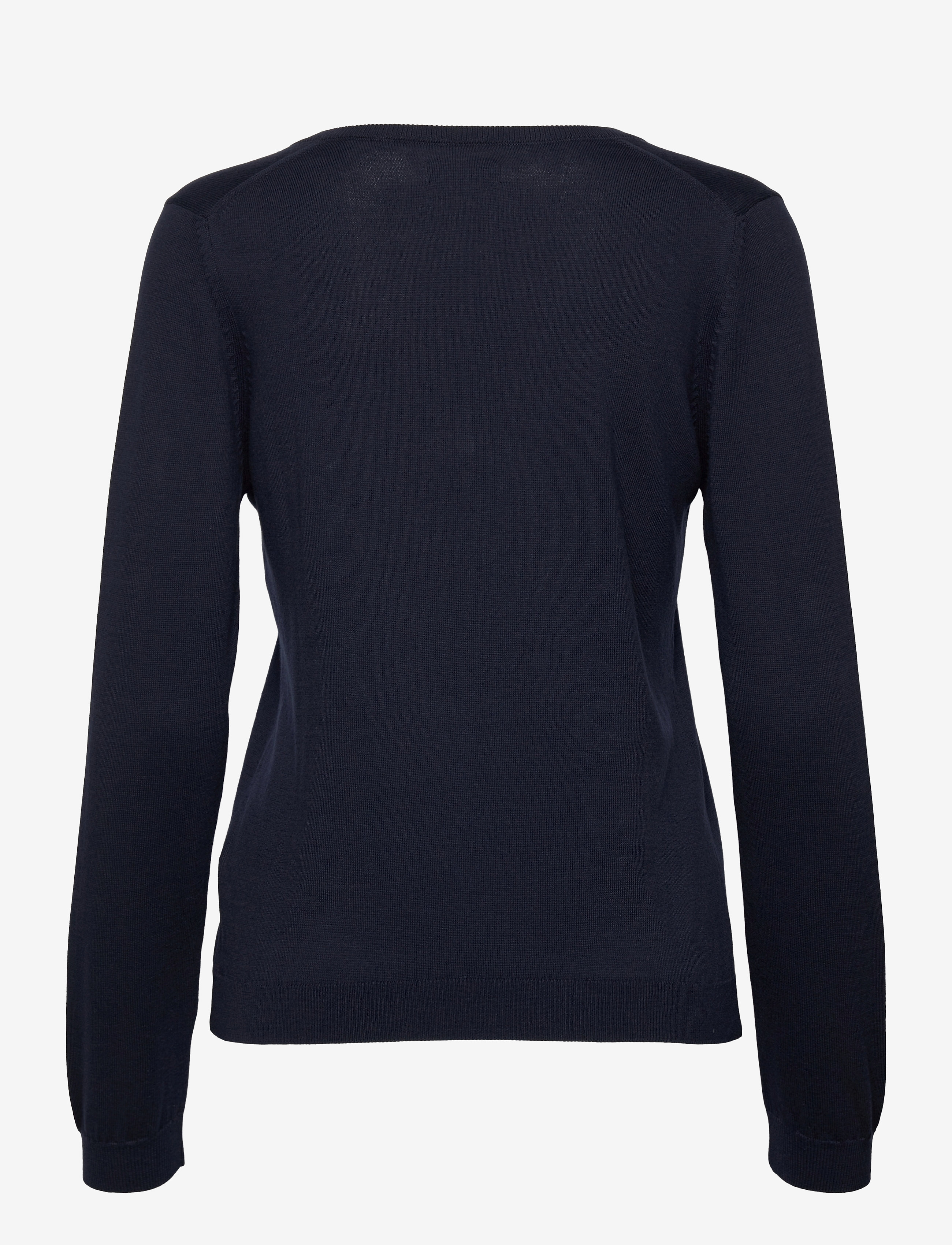 GANT - COTTON V-NECK - marine - 1