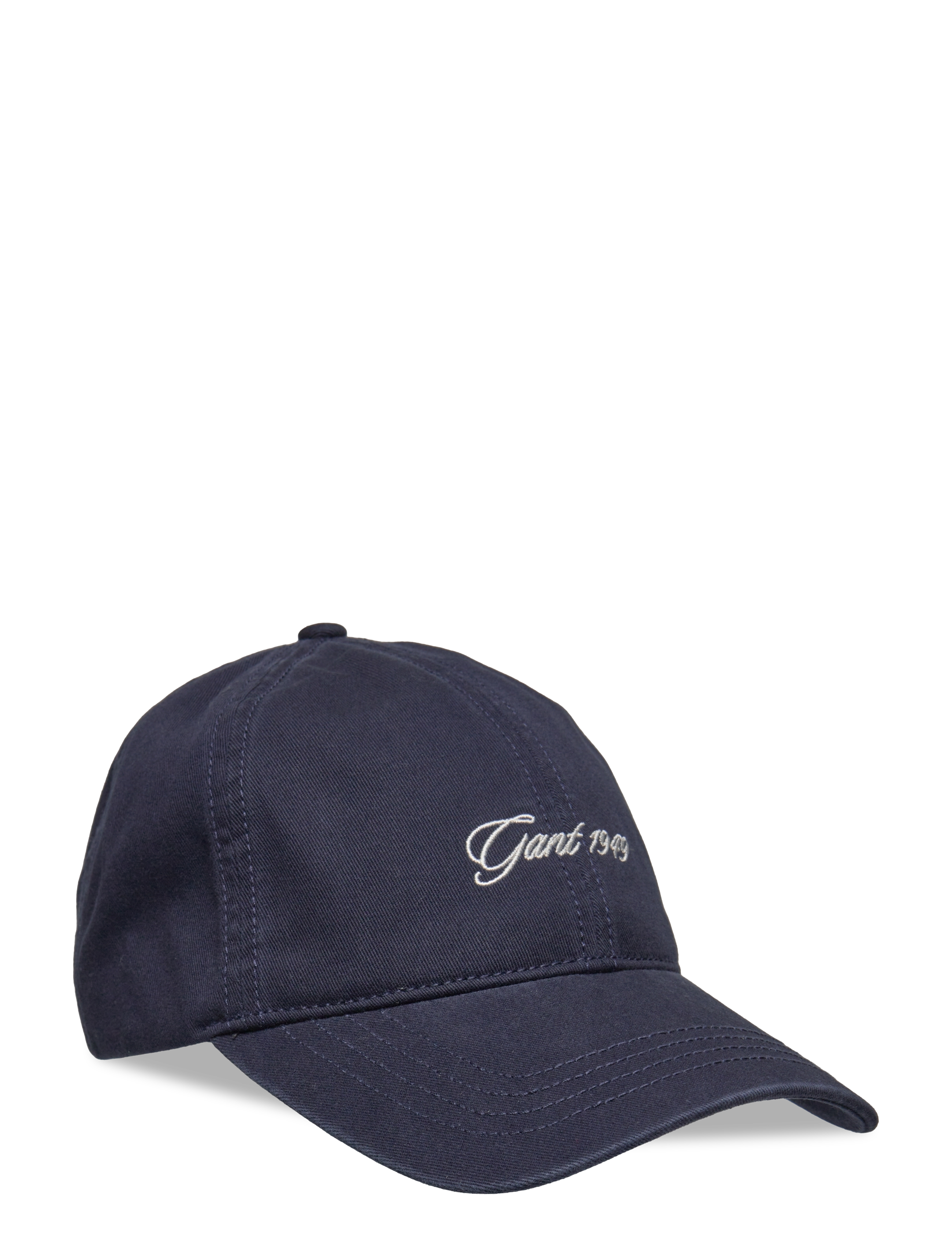 SCRIPT WASHED COTTON CAP - EVENING BLUE
