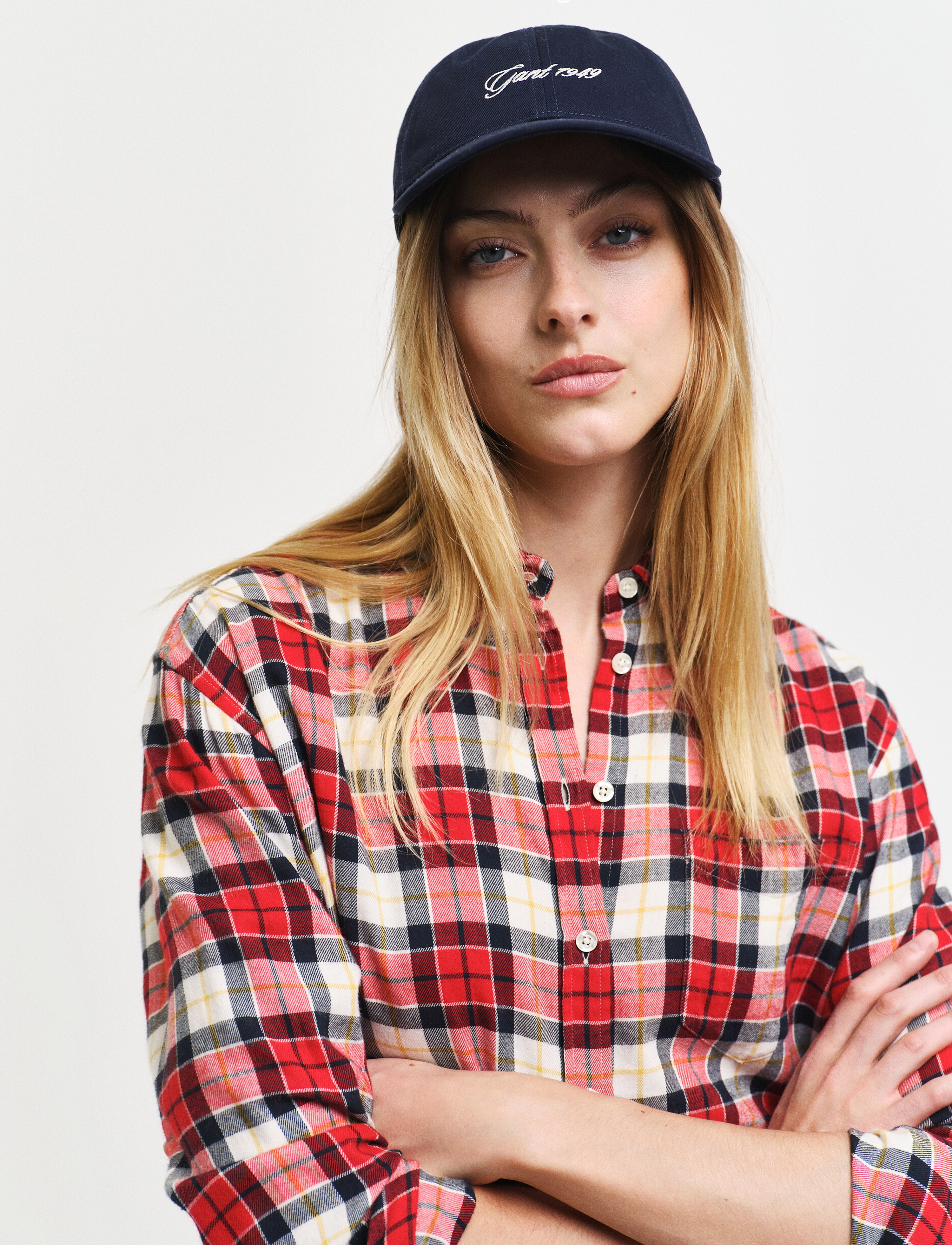 GANT - SCRIPT WASHED COTTON CAP - evening blue - 3