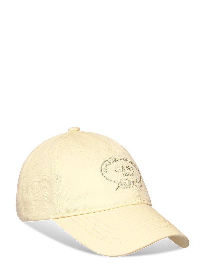 Gant - GRAPHIC COTTON TWILL CAP - kappen - vanilla yellow - 1